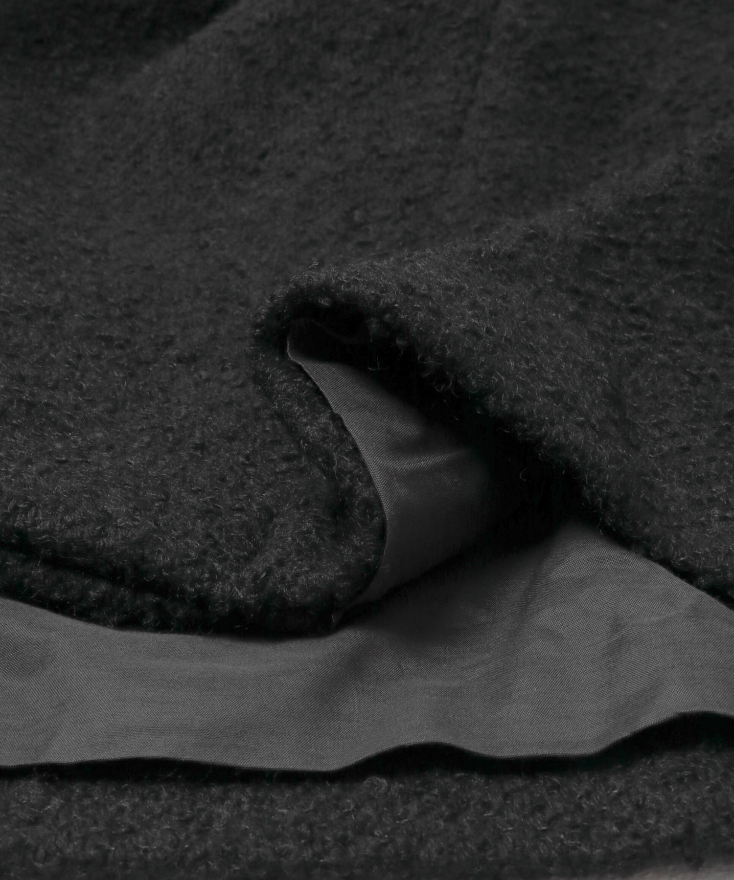 Honnete　Shawl Collar Coat Black one