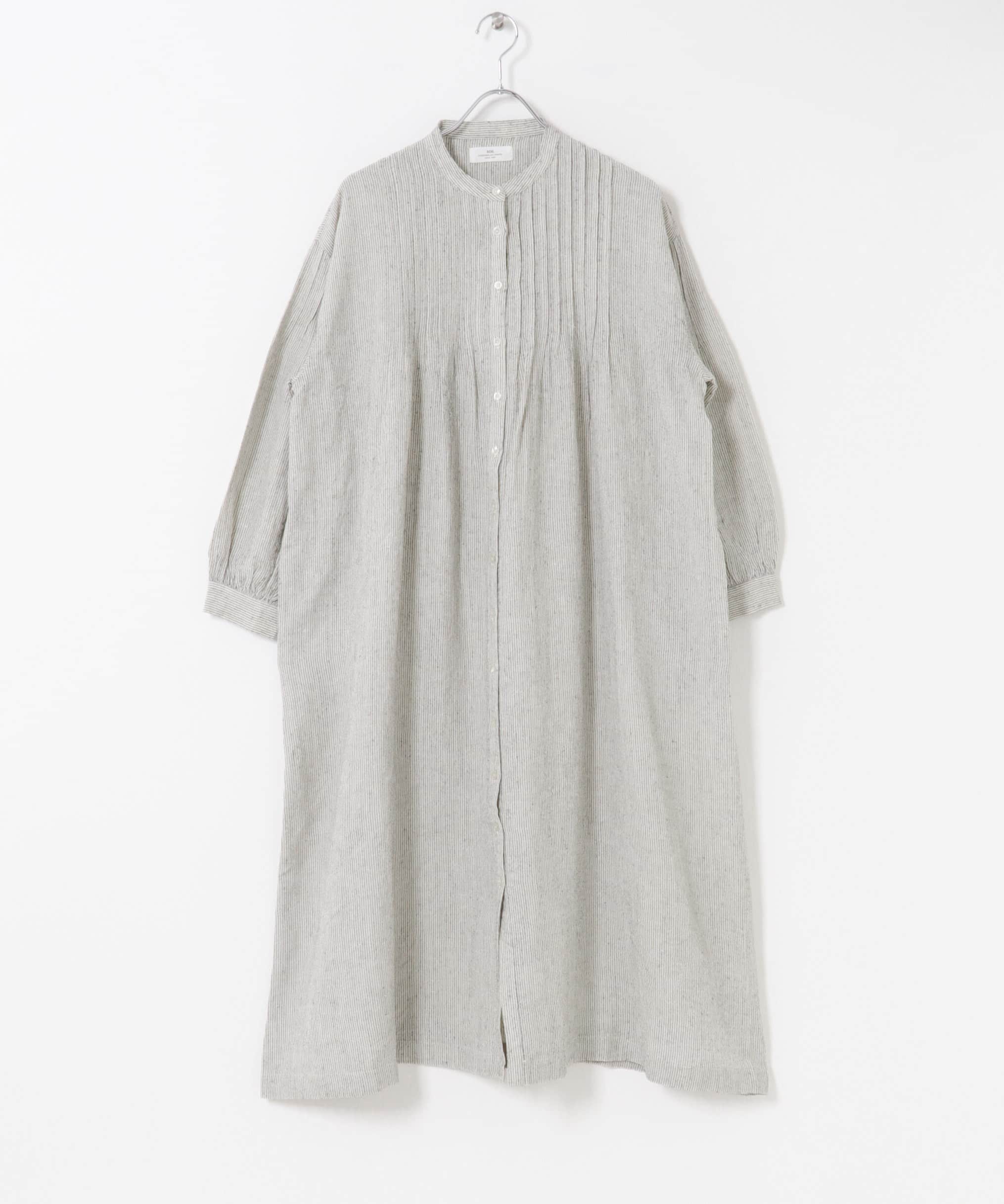 SOIL　BANDED COLLAR DRESS
