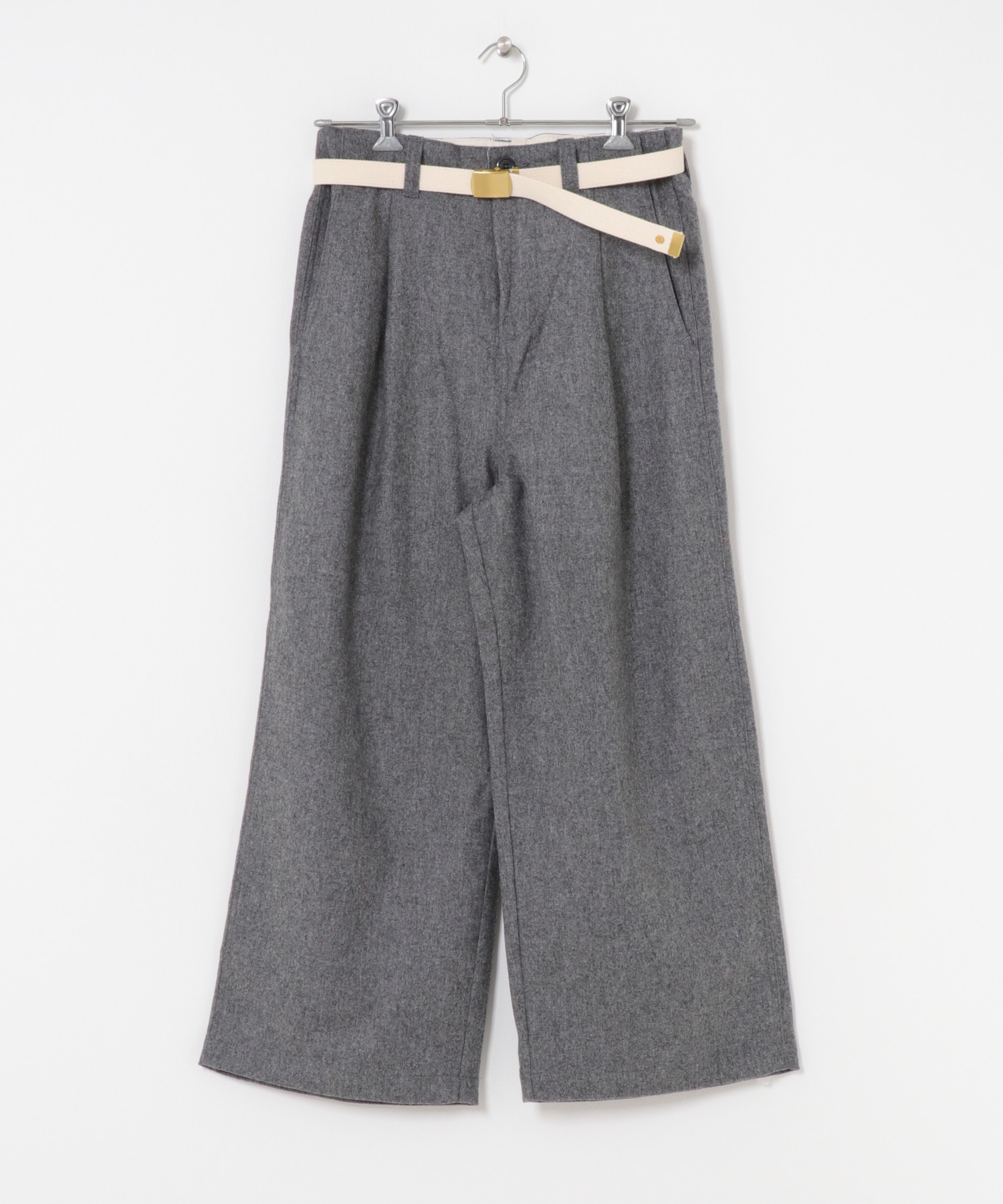 MASTER&CO　FLANNEL WIDE PANTS