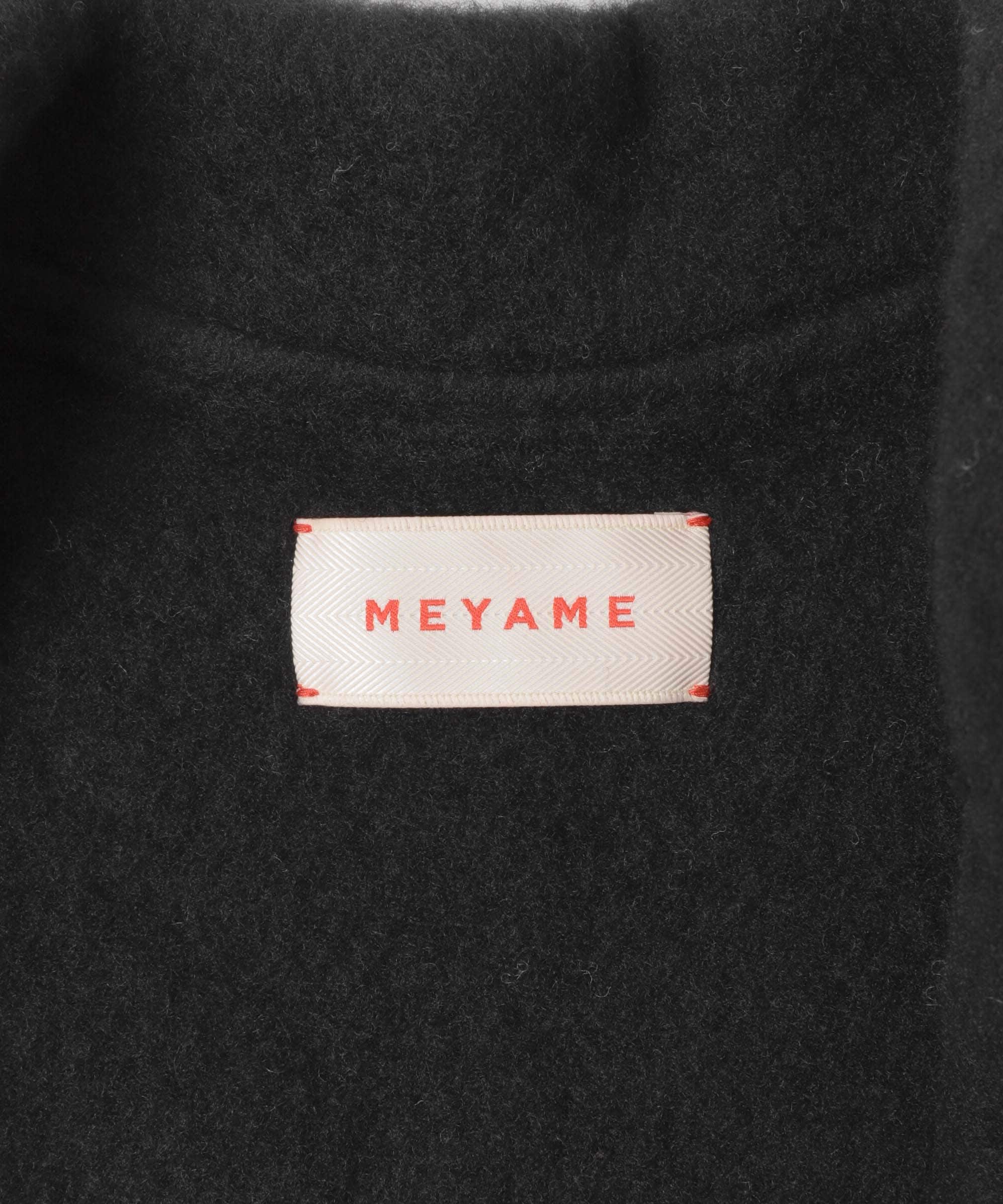 MEYAME　LIGHT WOOL SHORT JACKET BLACK Free
