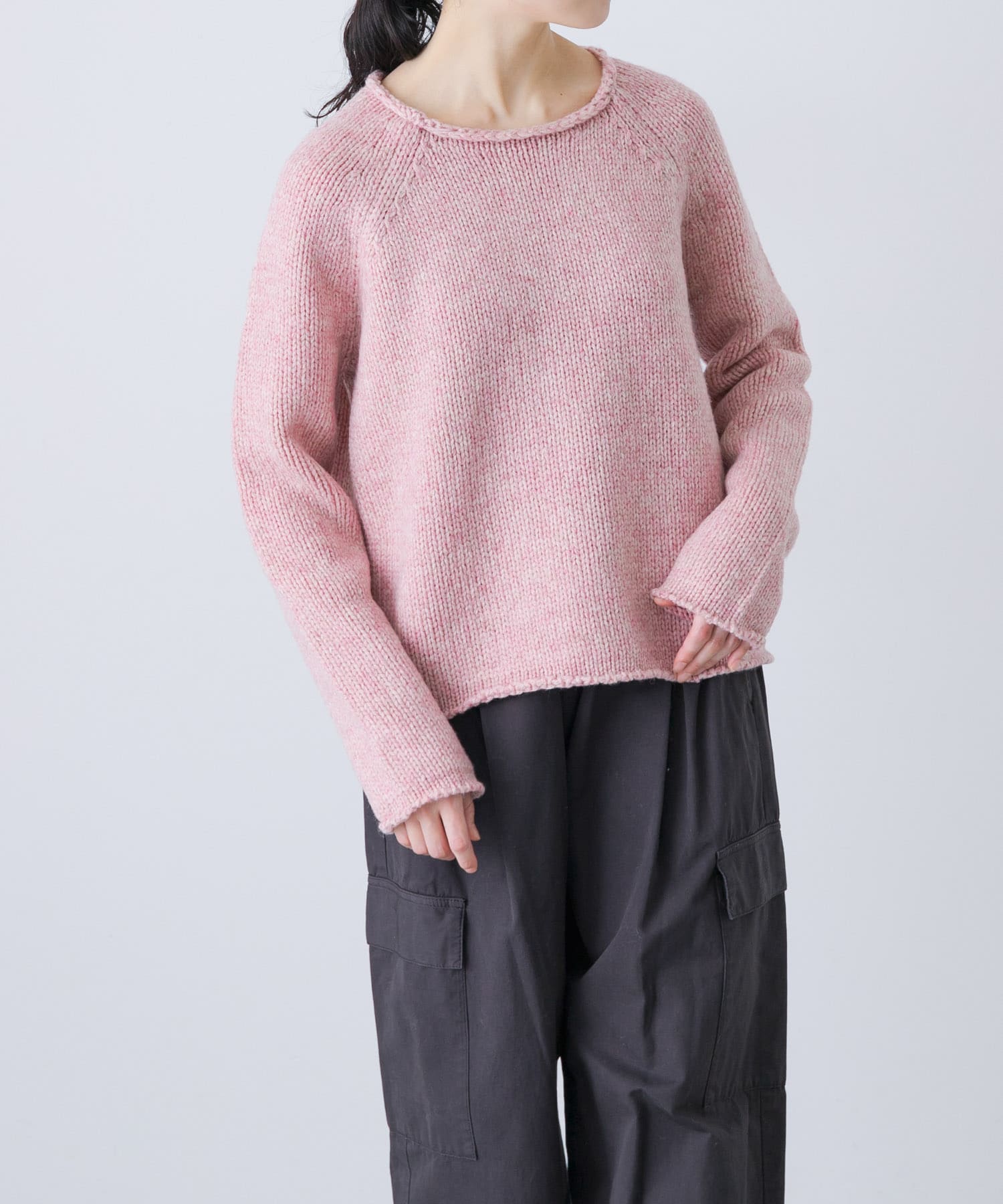 MEYAME　WASHABLE WOOL MIDDLE KNIT