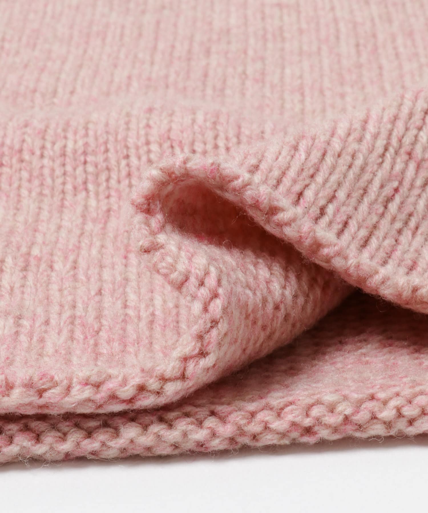 MEYAME　WASHABLE WOOL MIDDLE KNIT PINK Free