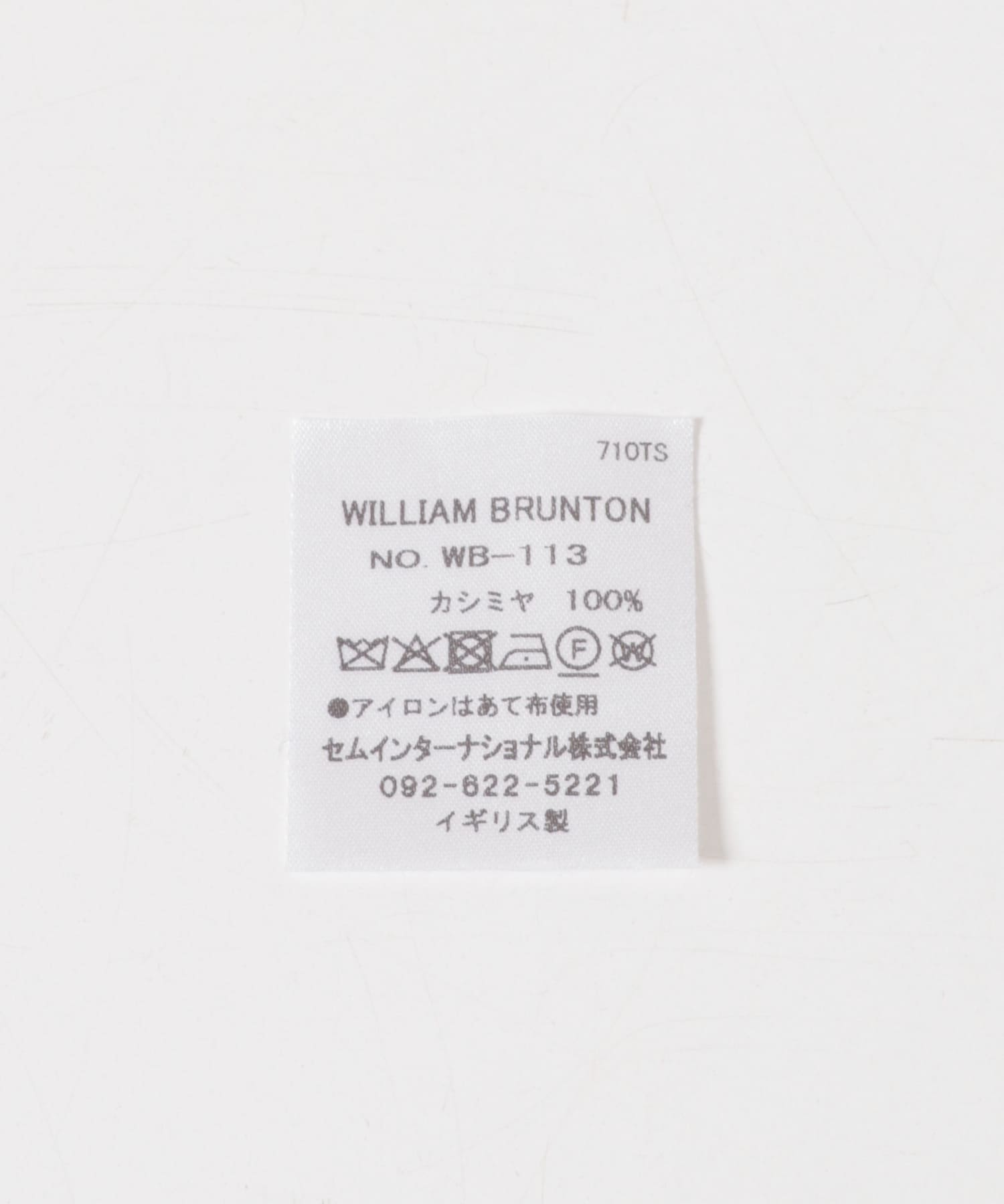 WILLIAM BRUNTON　2 Ply Ladies Gloves LIGHT GREY Free