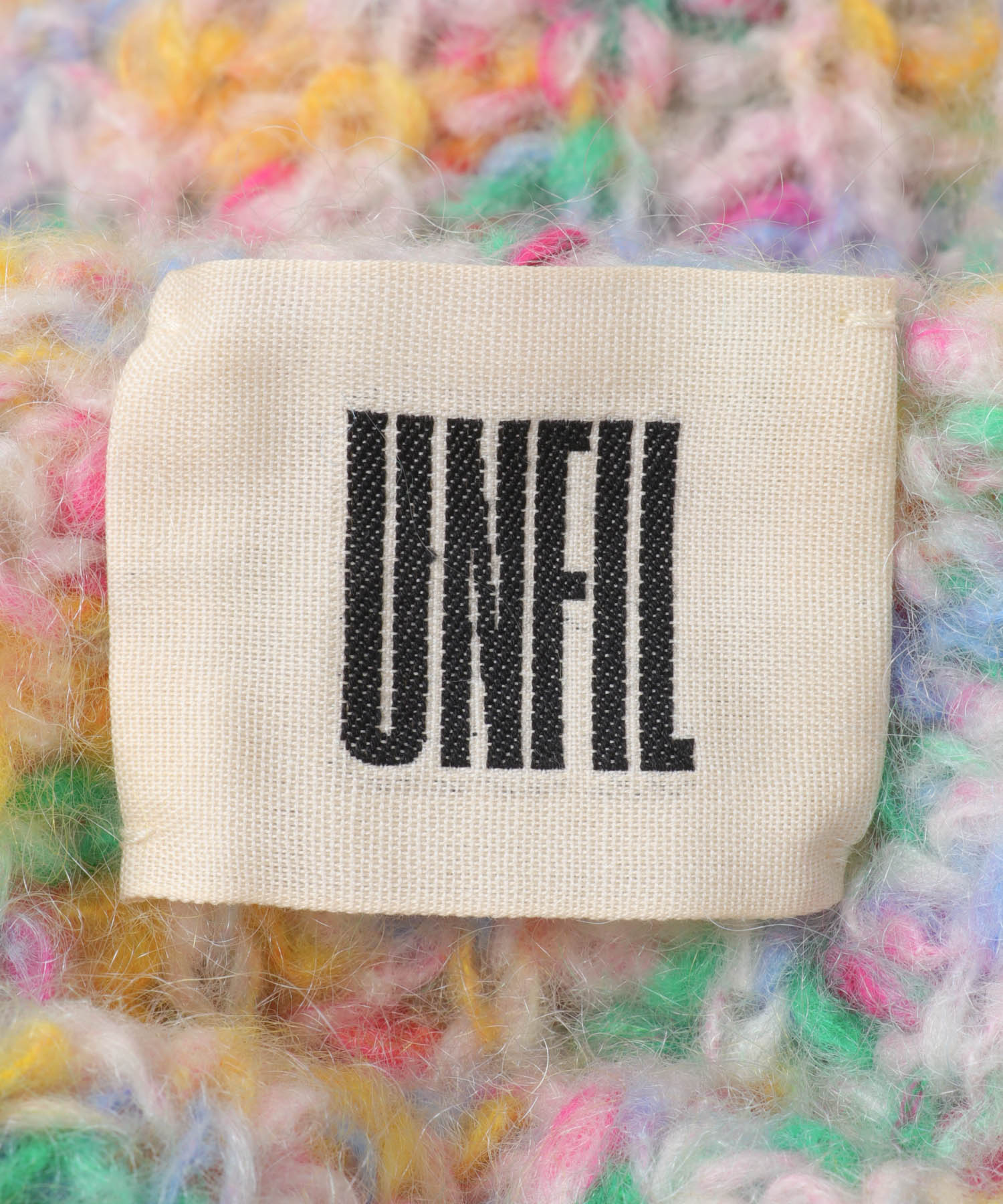 unfil　ribbed-knit high-neck pullover pink 1