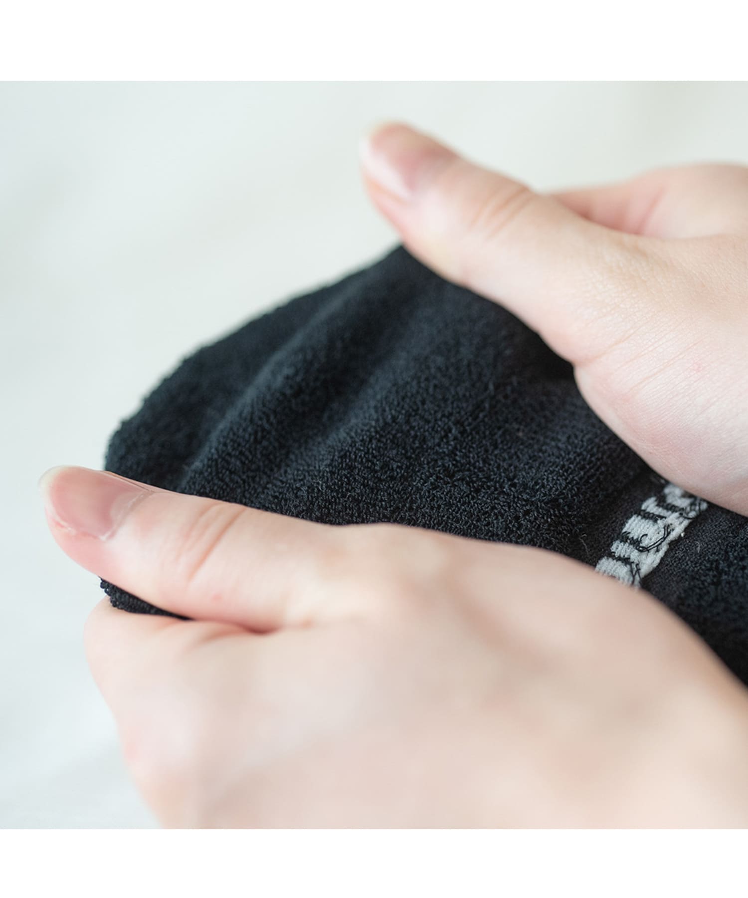 hinna　ふくらはぎ巡りソックス BK M