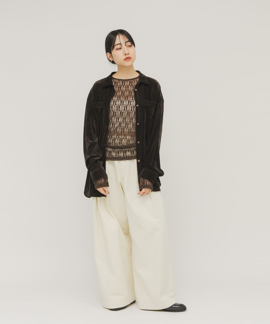 身長 : 160cm サイズ : one
