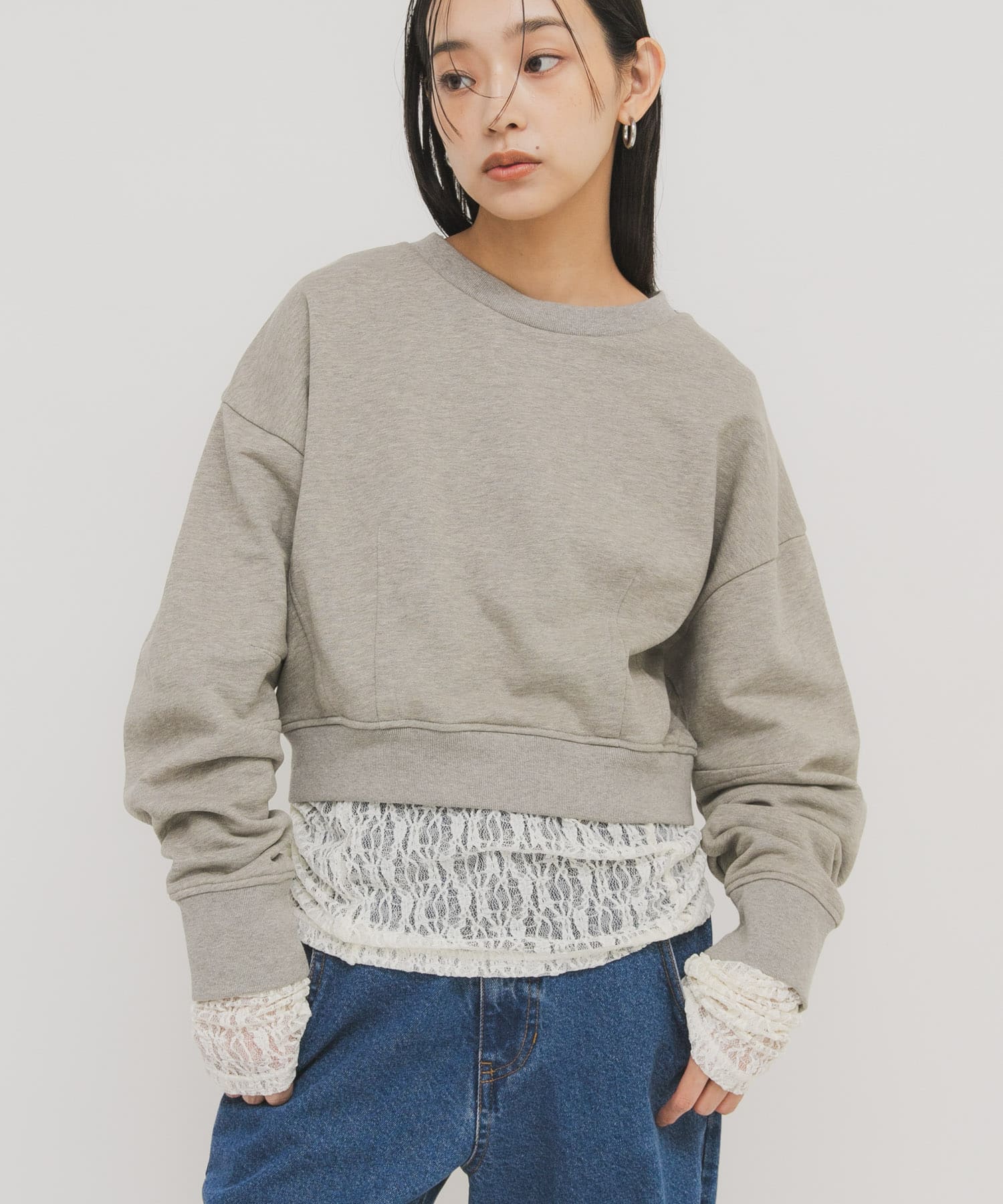 身長 : 163cm サイズ : one