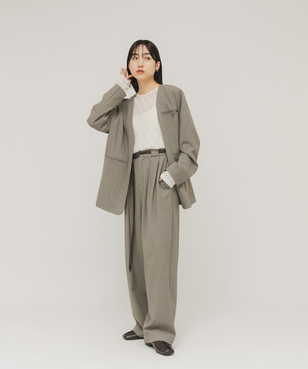 身長 : 160cm サイズ : one