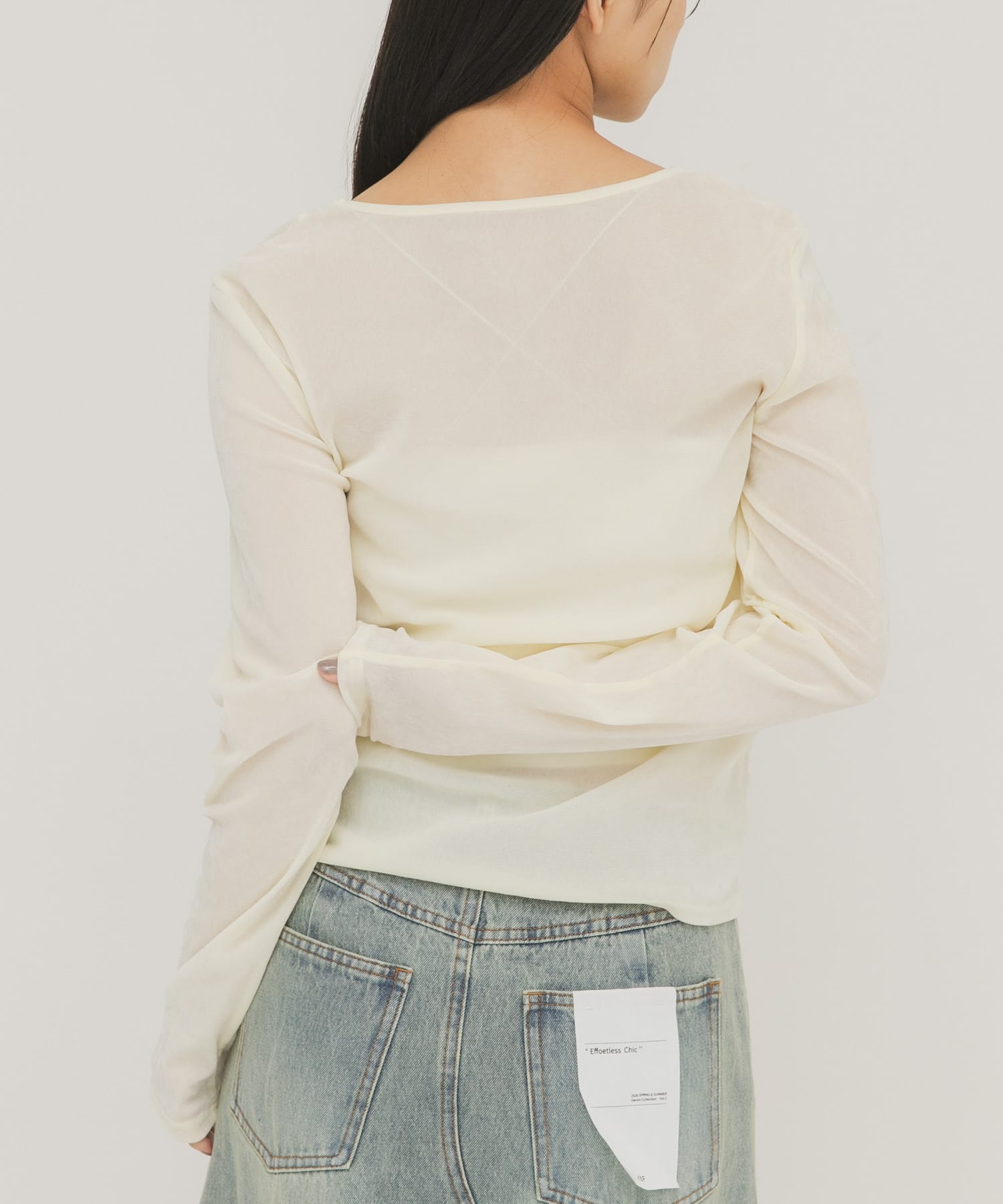 身長：163cm サイズ：one