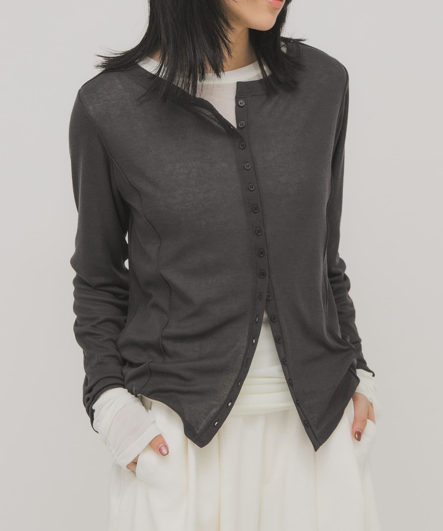 身長：160cm サイズ：one