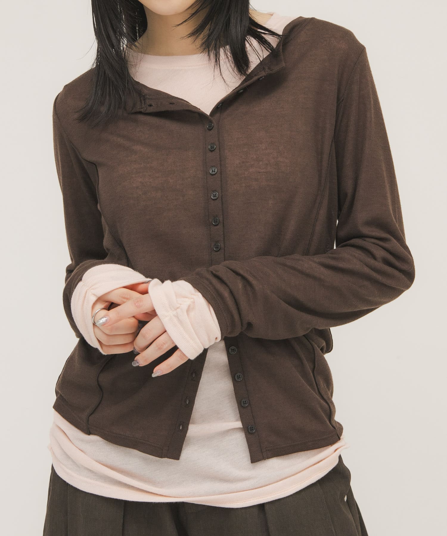 身長：160cm サイズ：one
