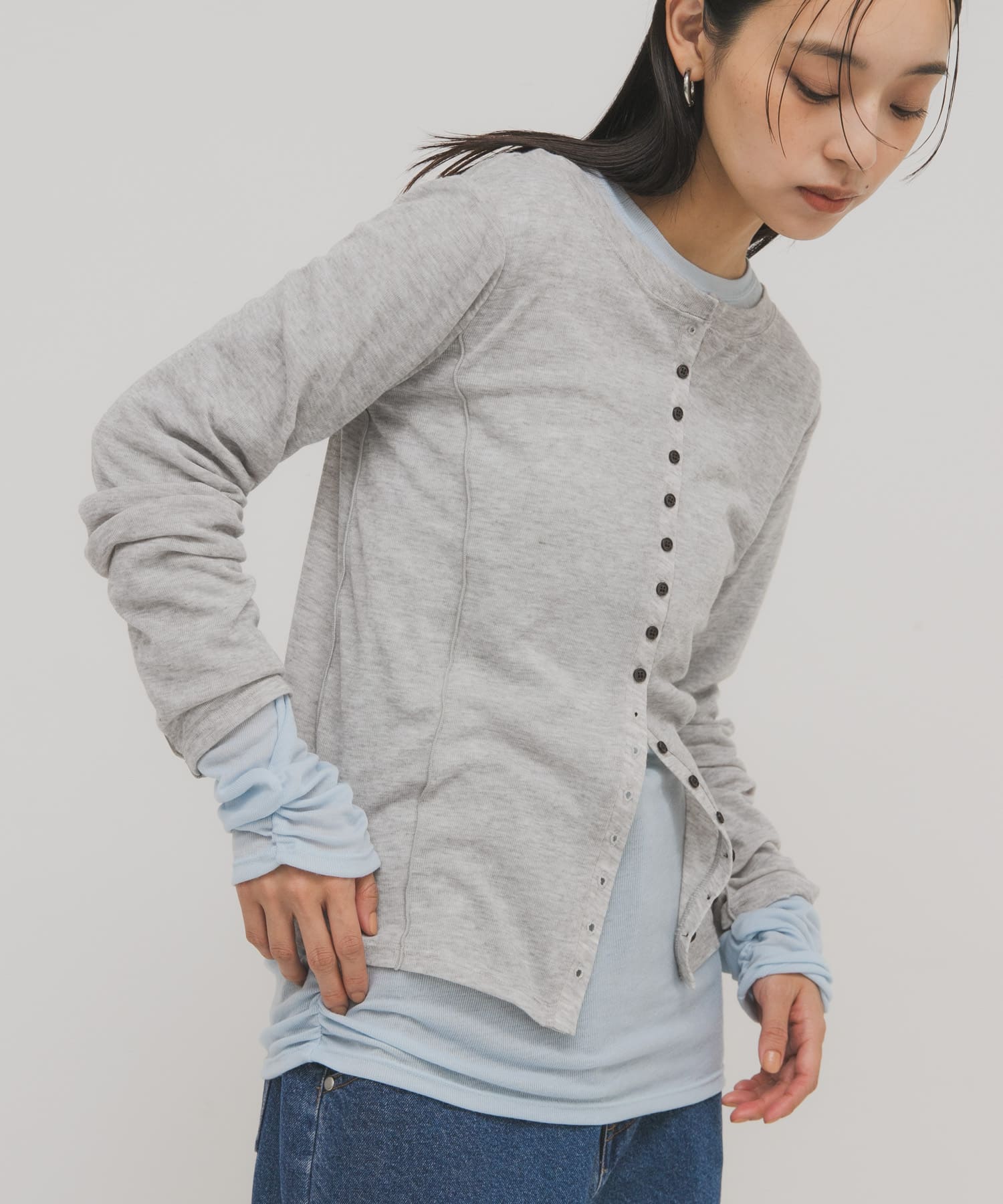 身長：163cm サイズ：one