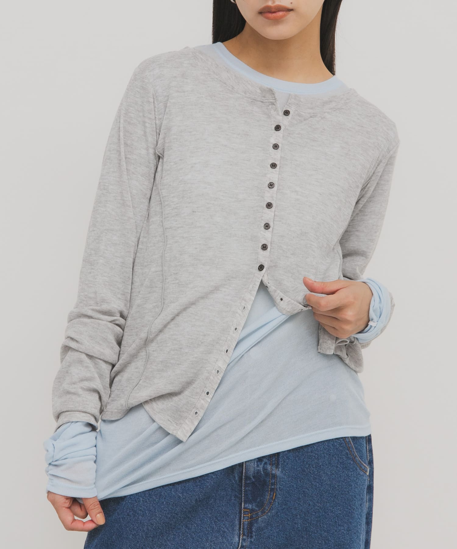 GRAY×BLUE