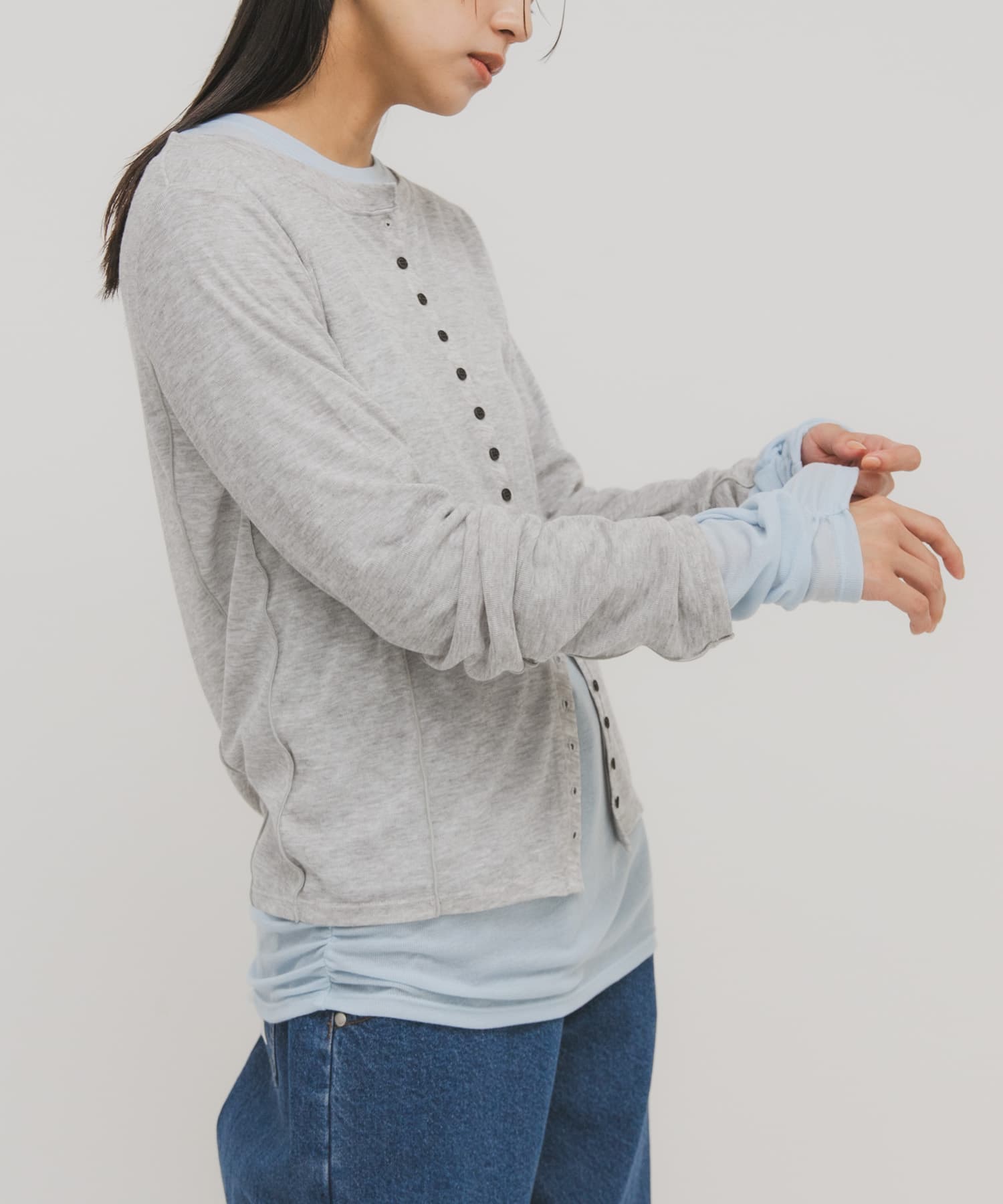 身長：163cm サイズ：one