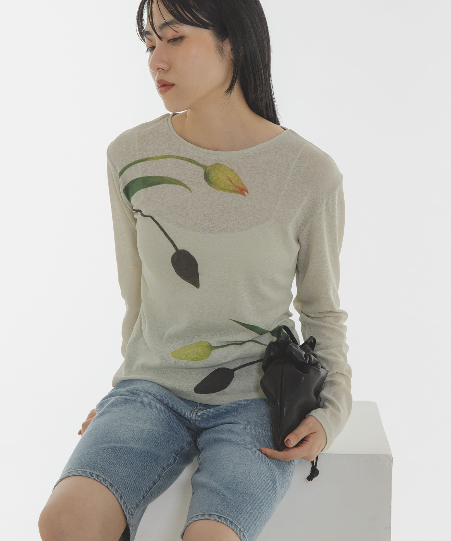 身長：160cm サイズ：one