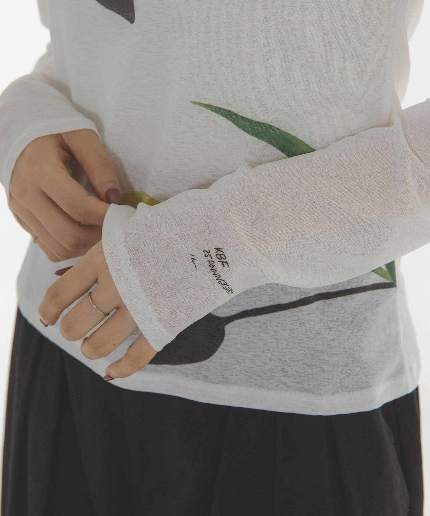 身長：160cm サイズ：one