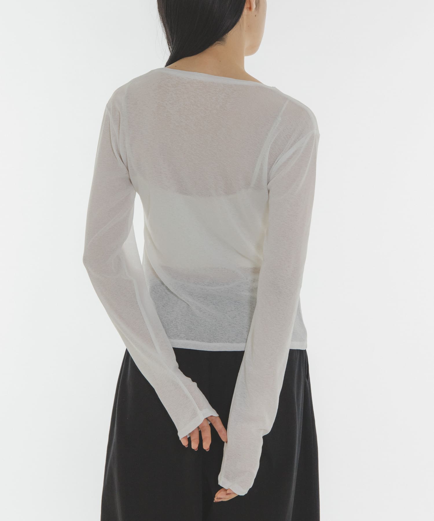 身長：160cm サイズ：one