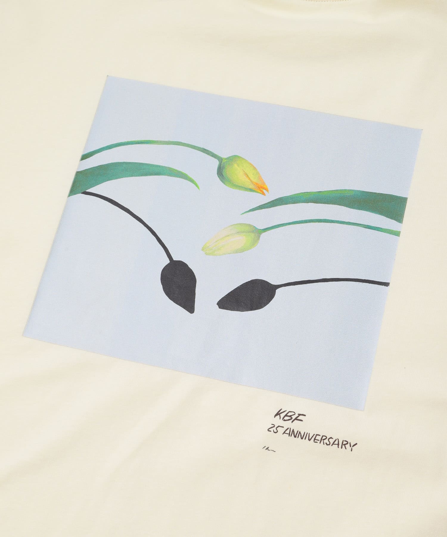 『別注』Lee Izumida×KBF プリントTEE IVORY One