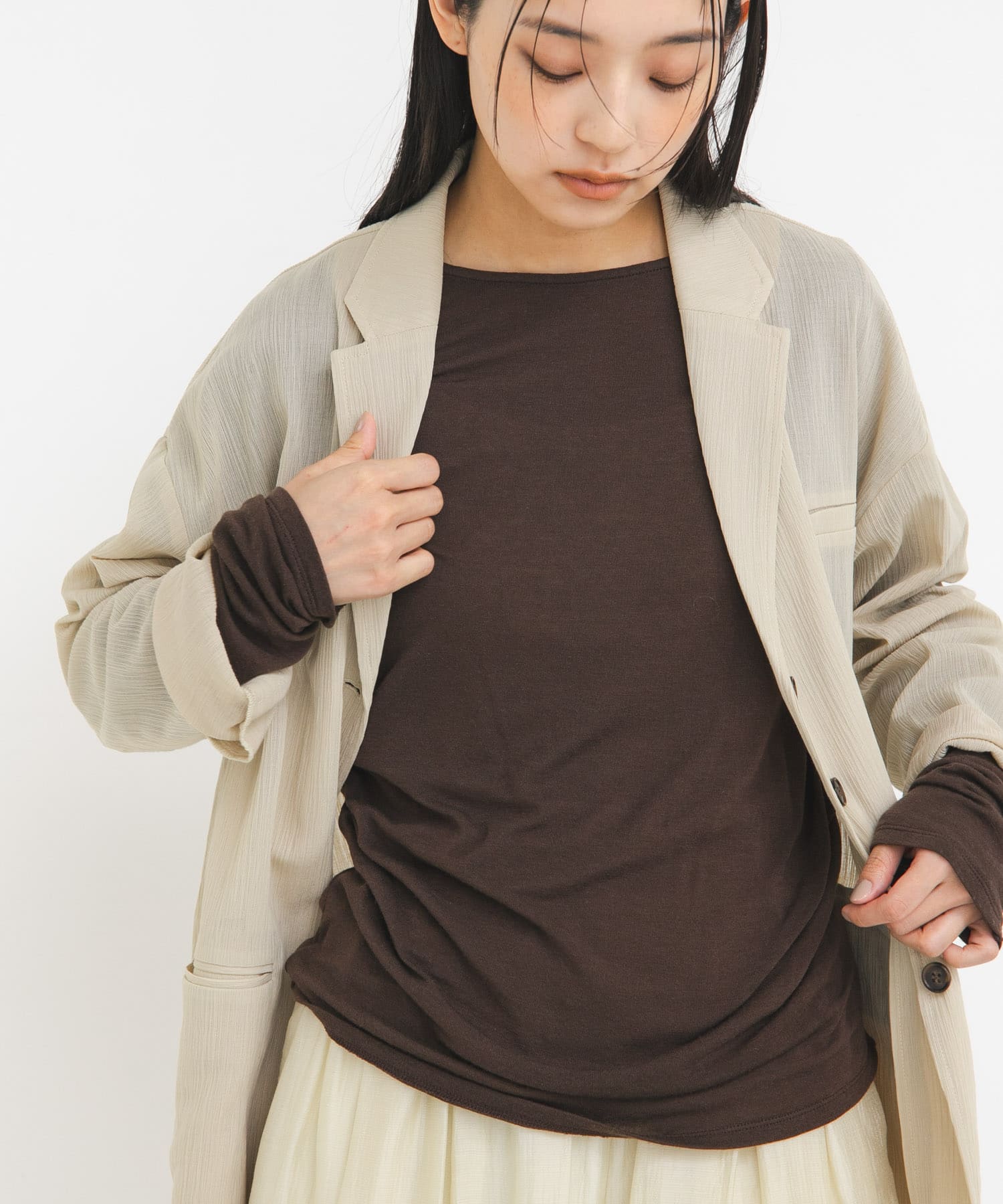 タックドレープロンTEE
