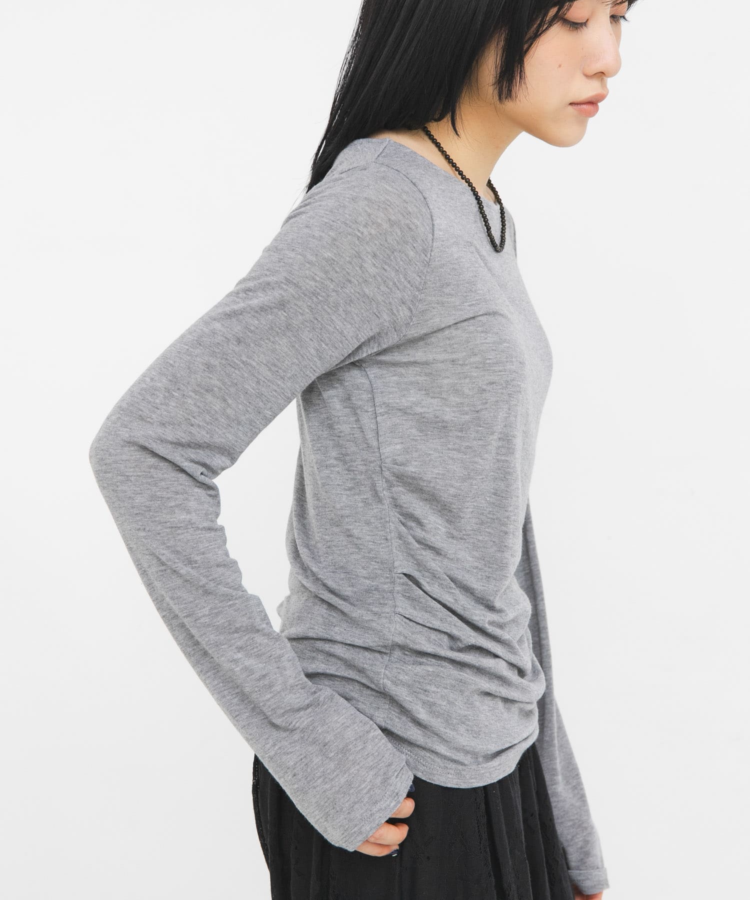 身長 : 160cm サイズ : one