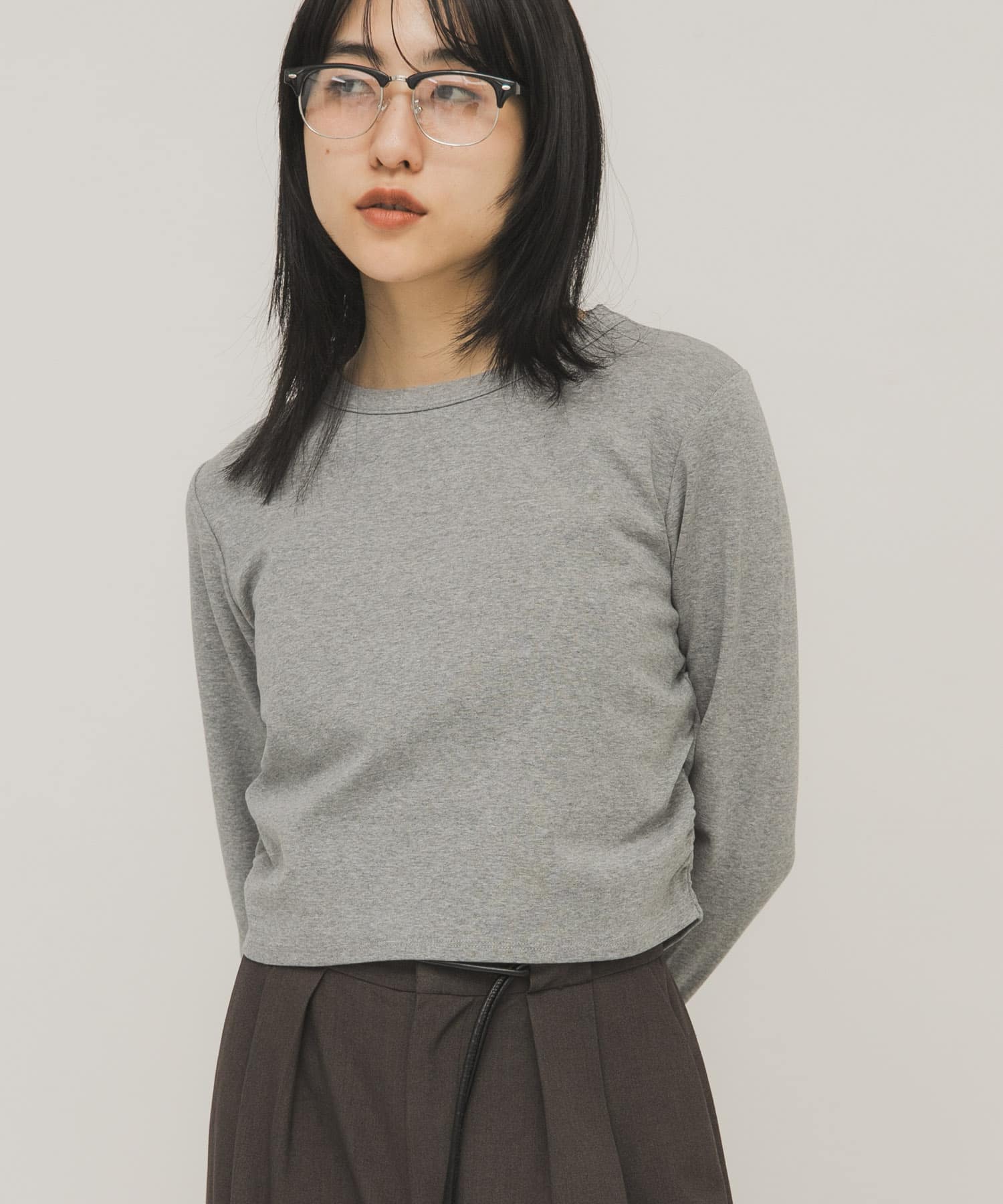 身長：160cm サイズ：one