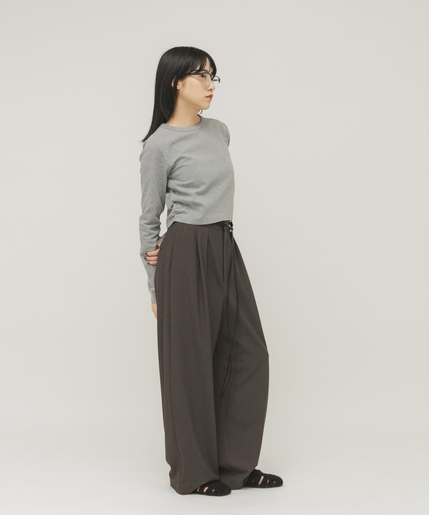 身長：160cm サイズ：one