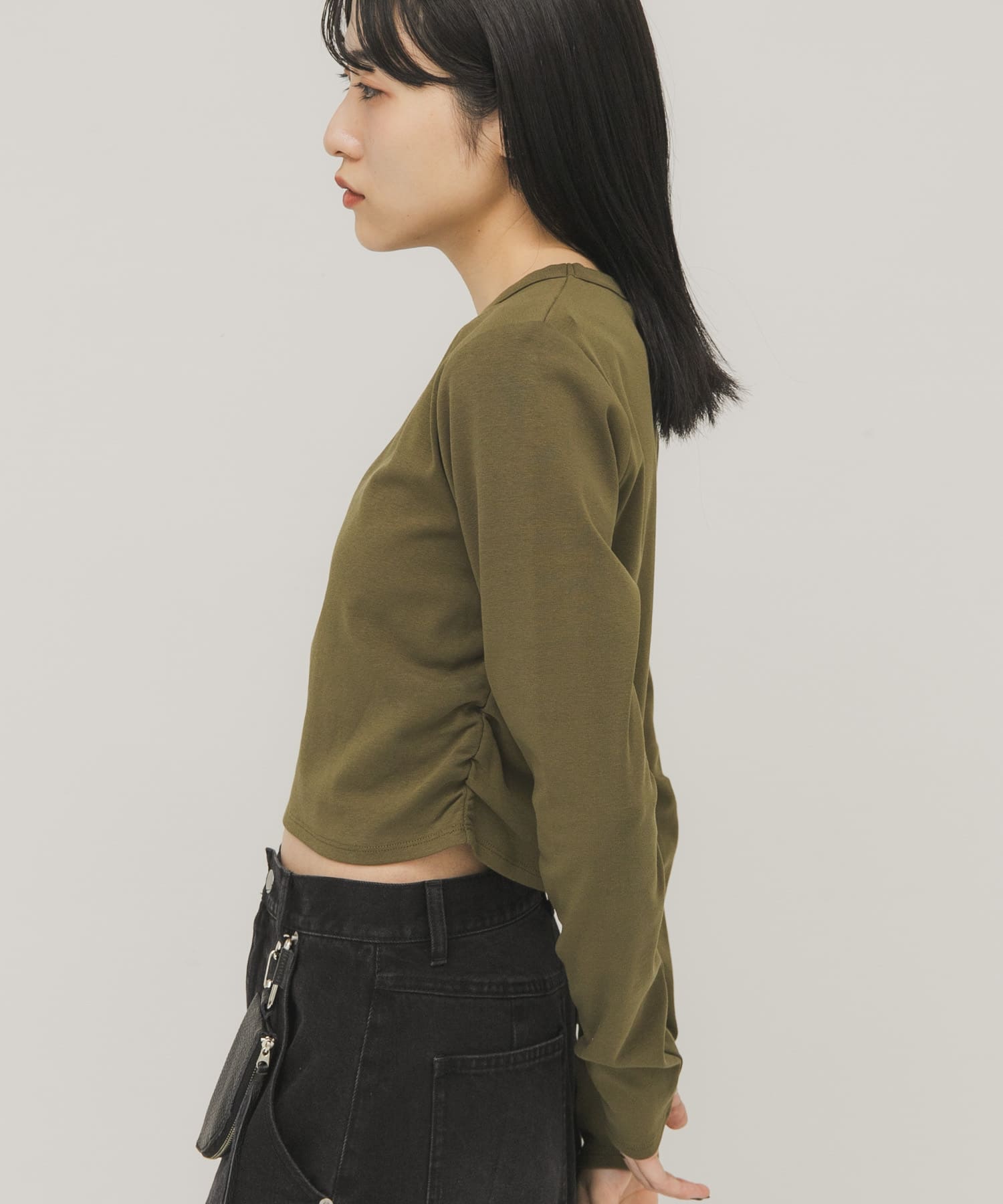 身長：160cm サイズ：one
