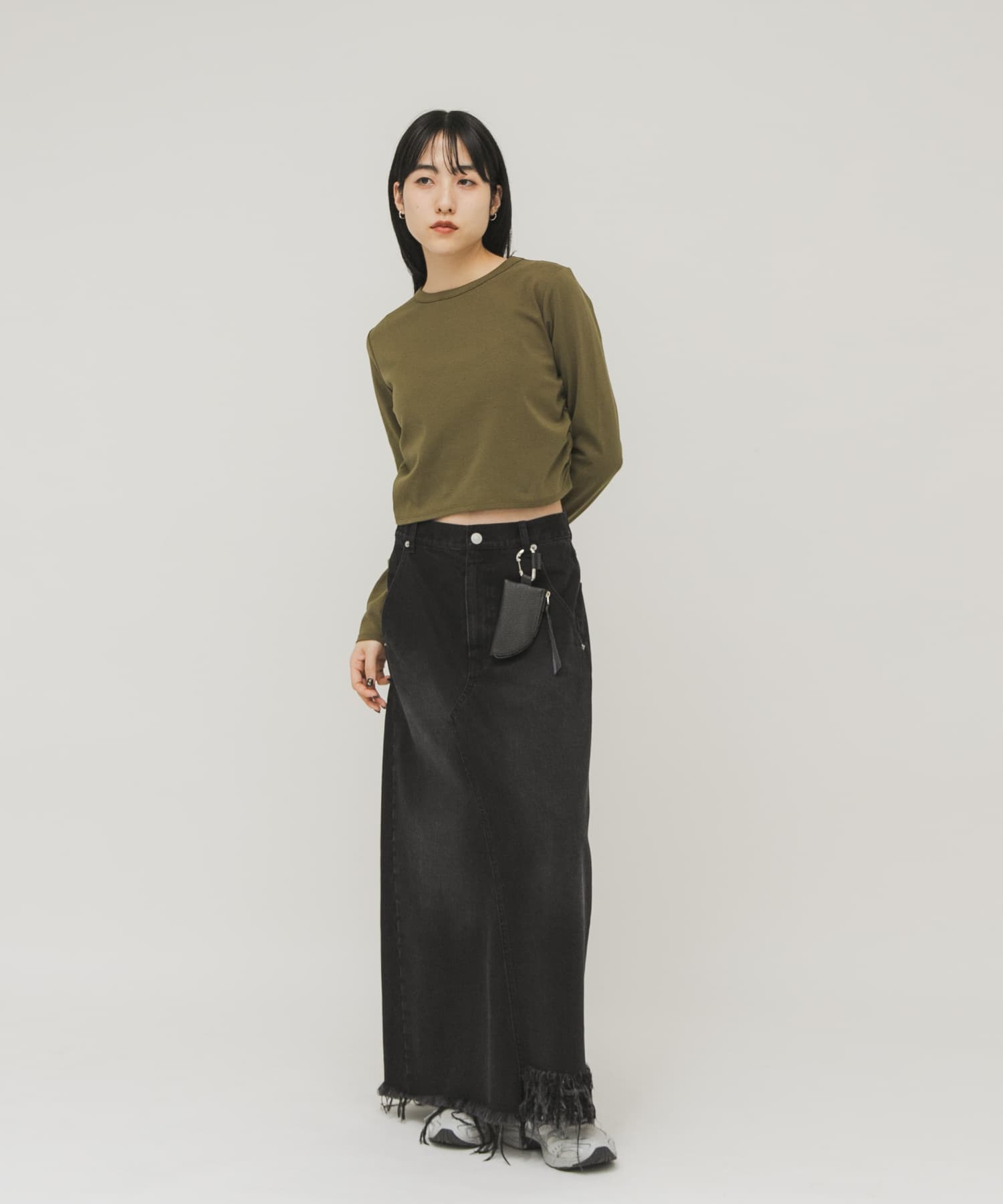身長：160cm サイズ：one
