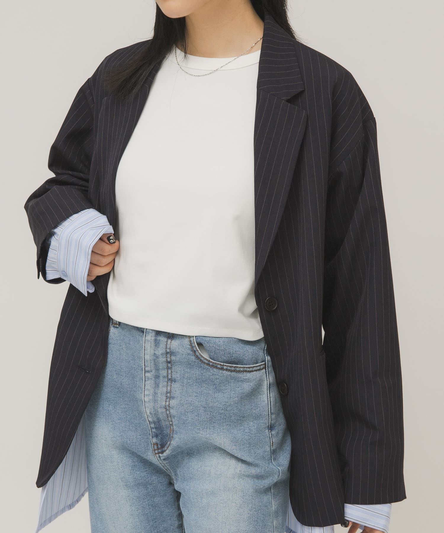 クロップドロンTEE