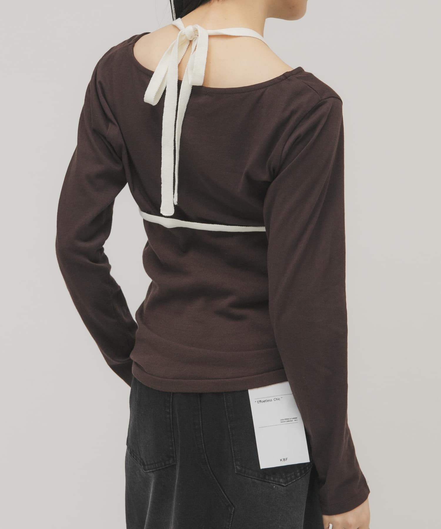 バイカラービスチェSETトップス