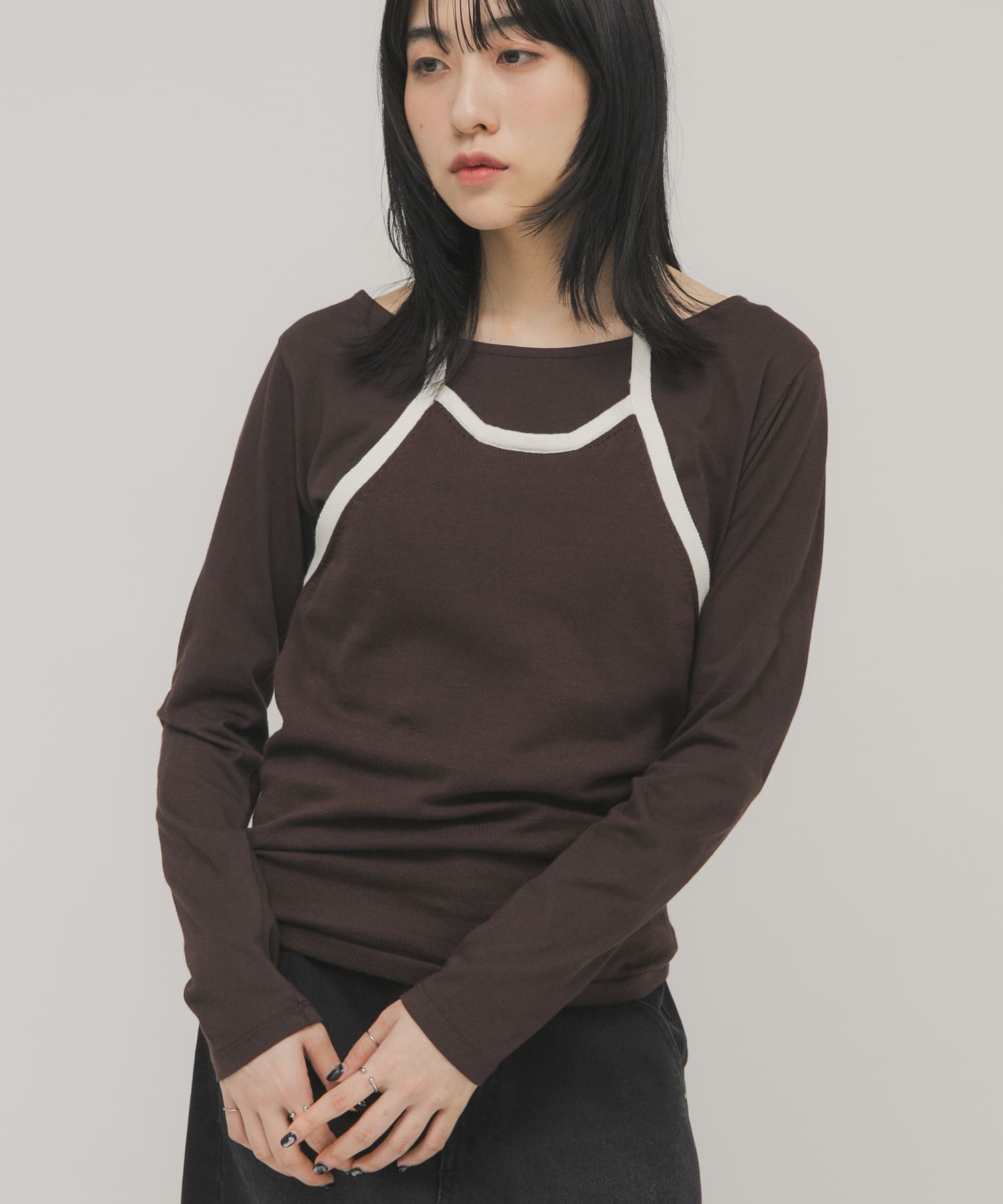 身長：160cm サイズ：one