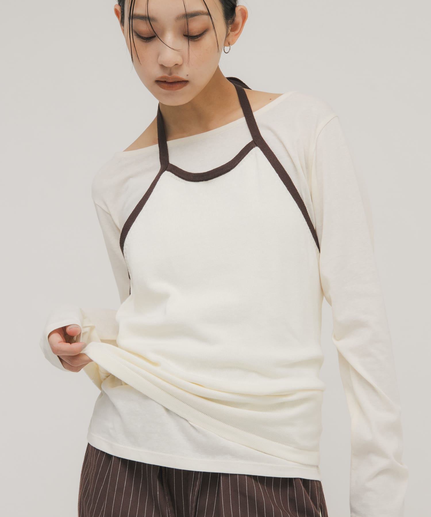 身長：163cm サイズ：one