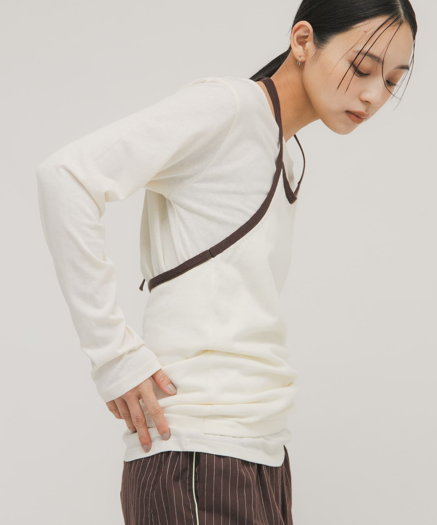 身長：163cm サイズ：one