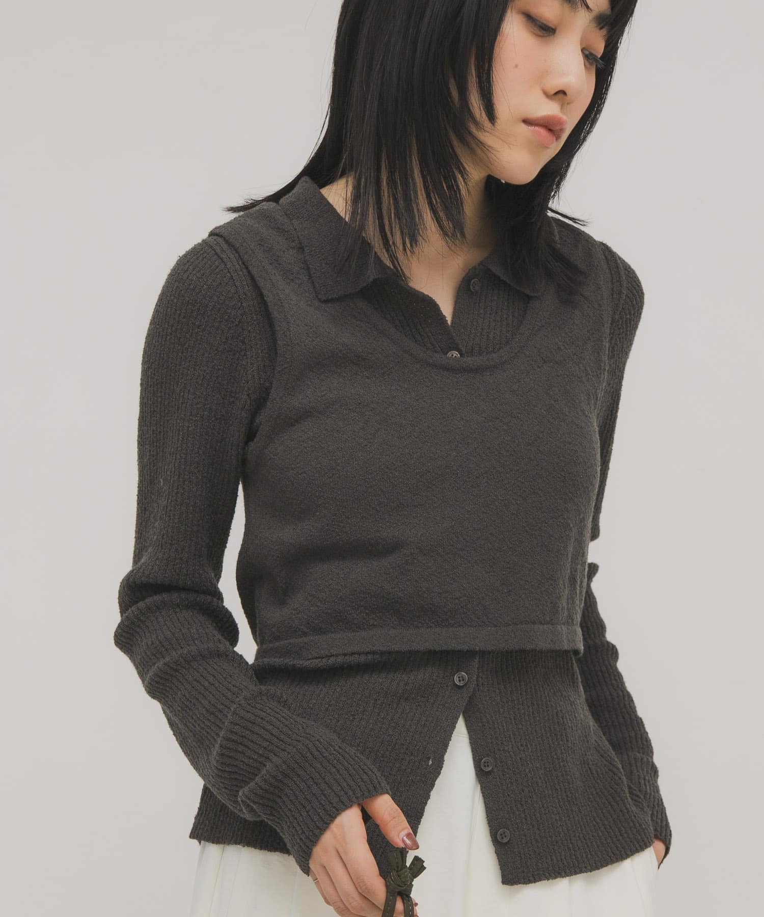 身長：160cm サイズ：one