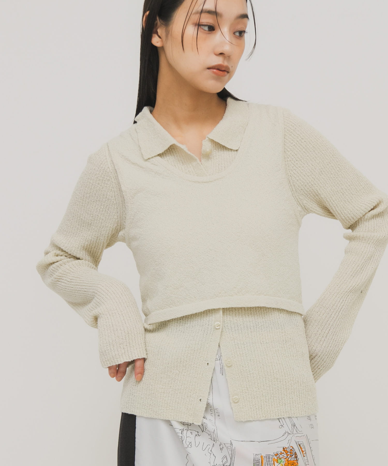 身長：163cm サイズ：one