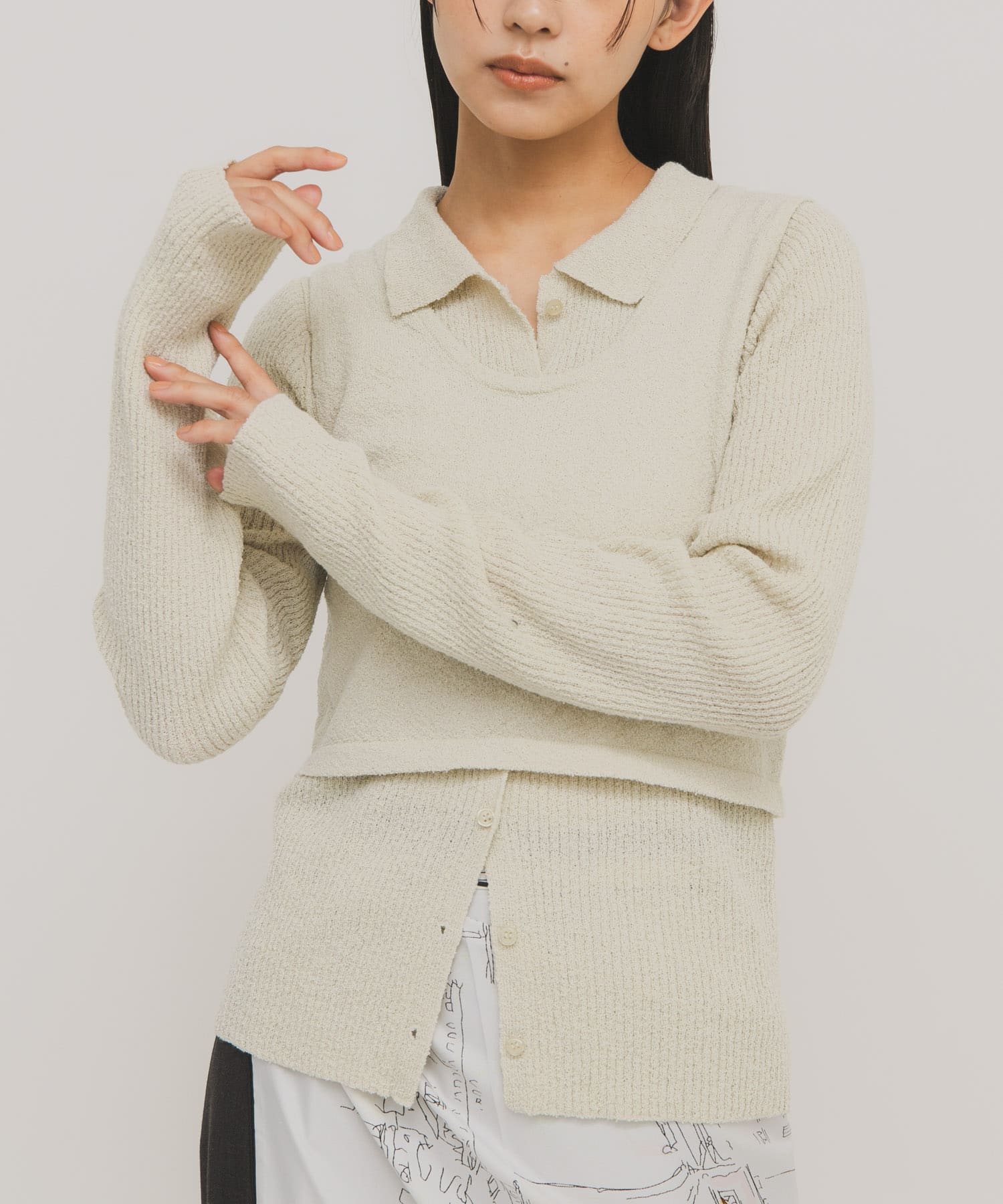 身長：163cm サイズ：one