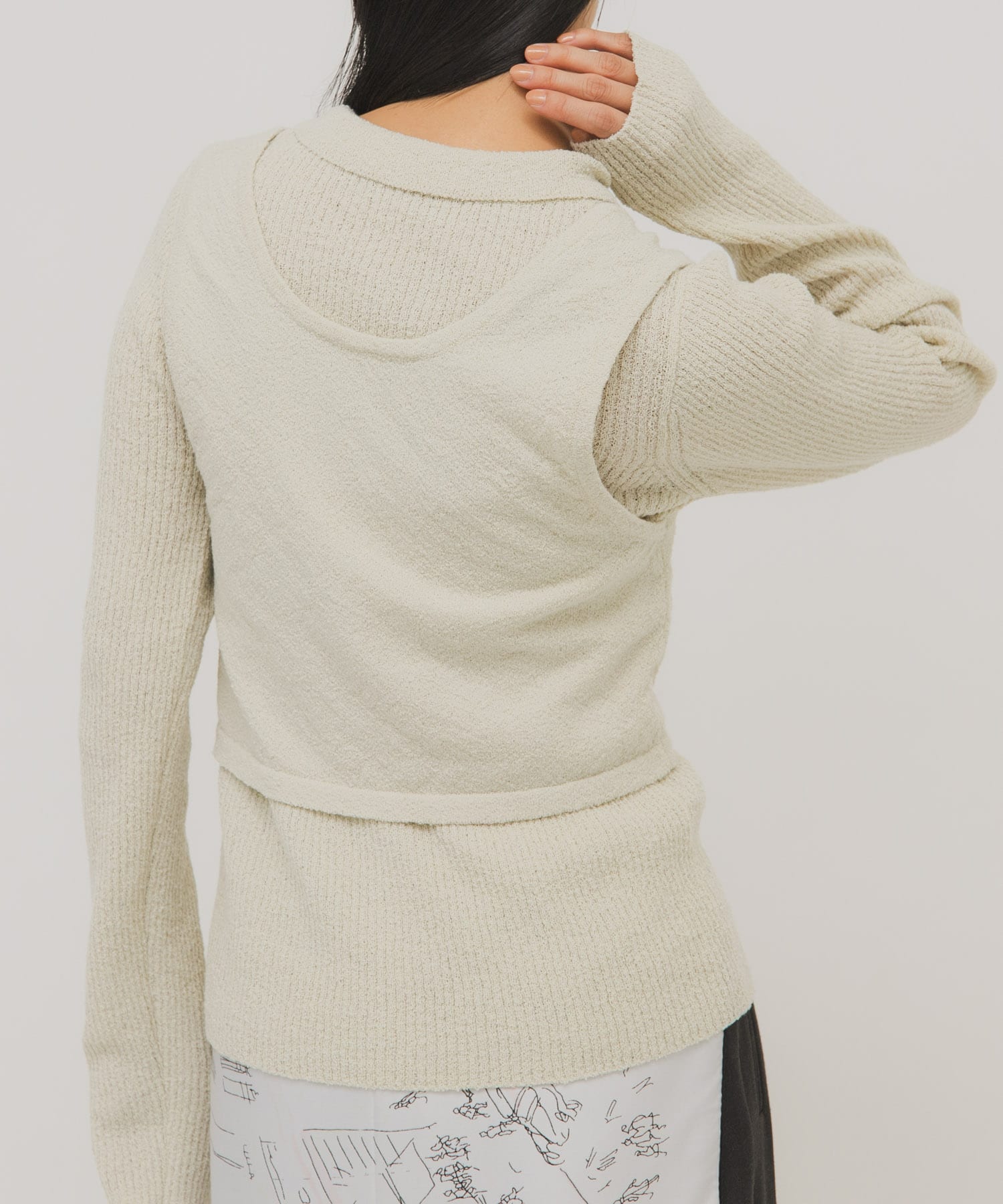 身長：163cm サイズ：one