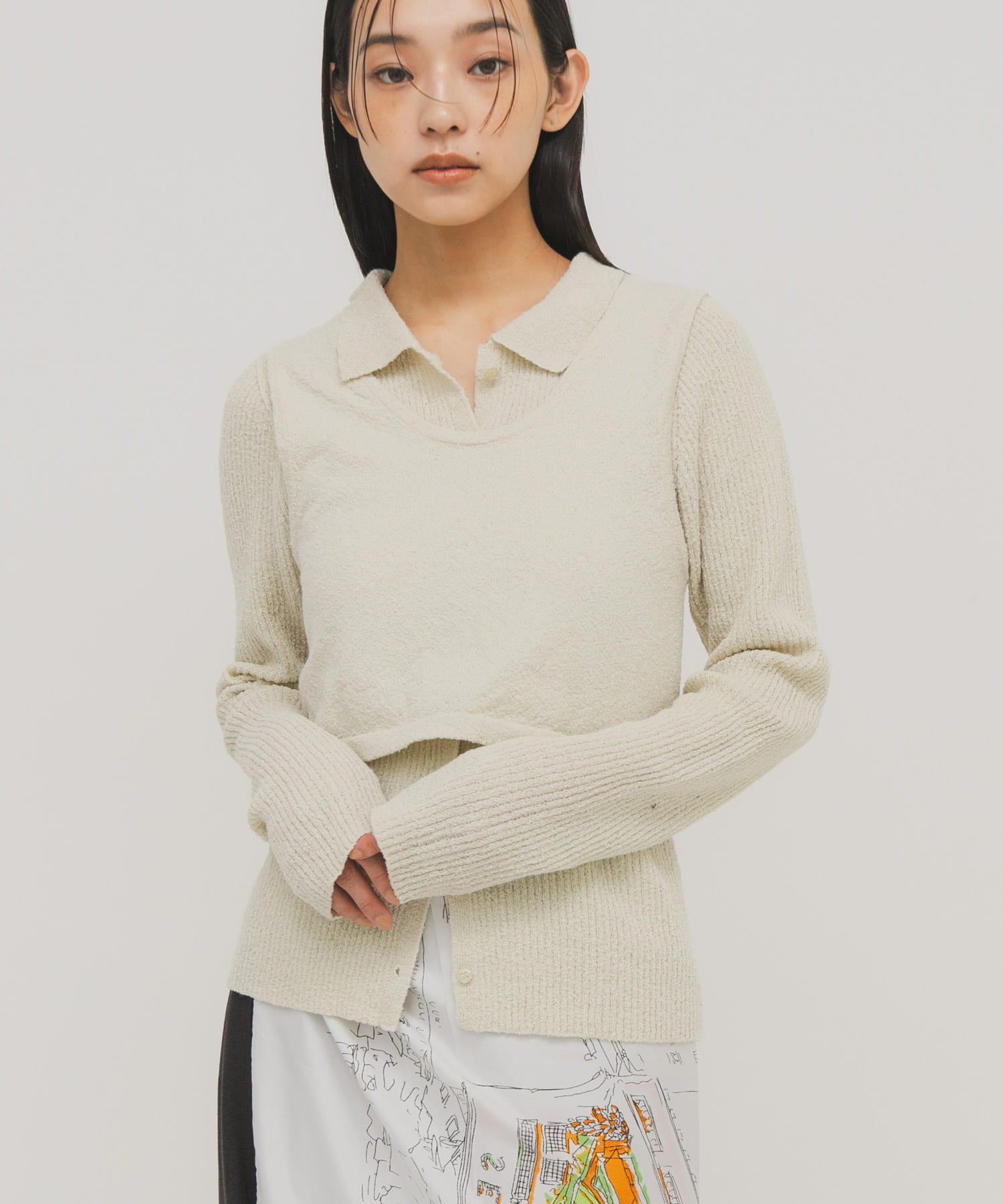 身長：163cm サイズ：one