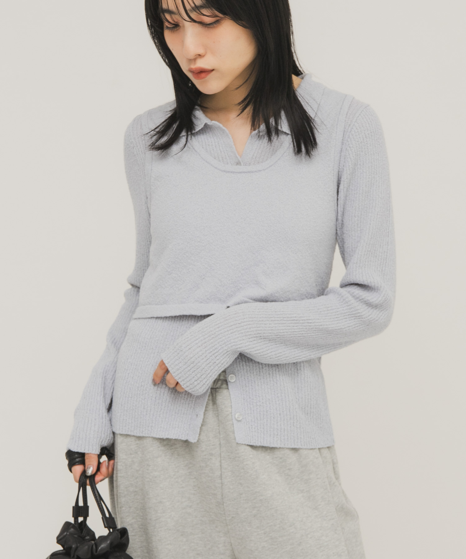 身長：160cm サイズ：one