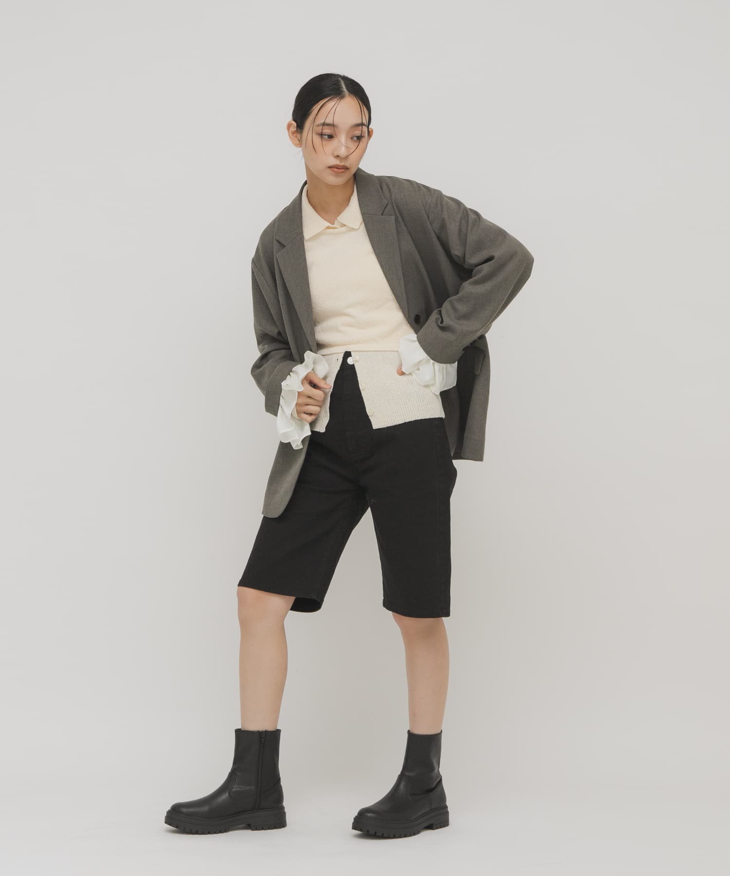 身長：163cm サイズ：one