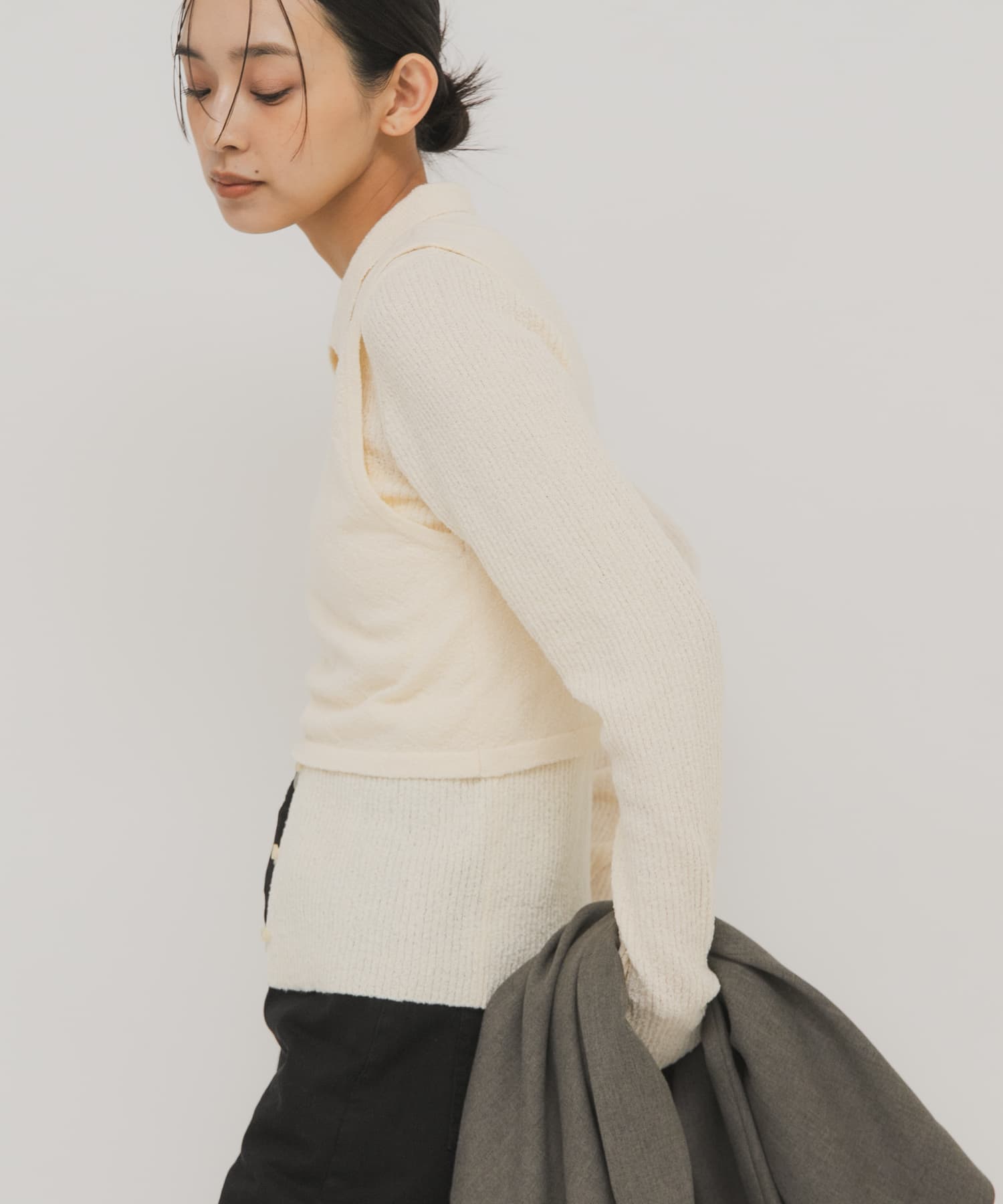 身長：163cm サイズ：one