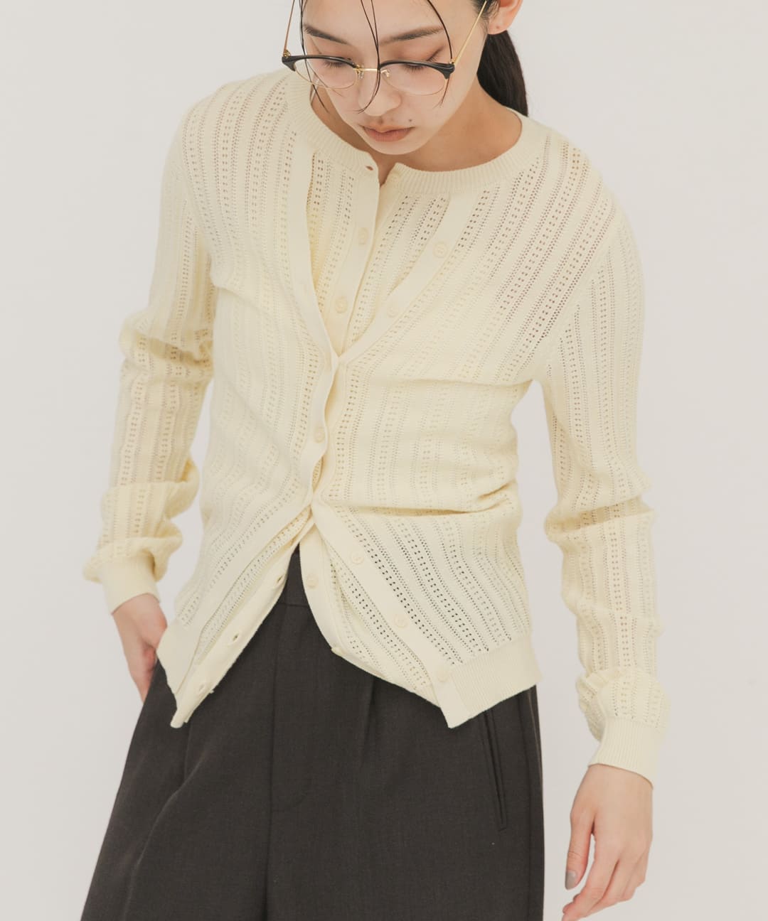 ダブルフロントニット