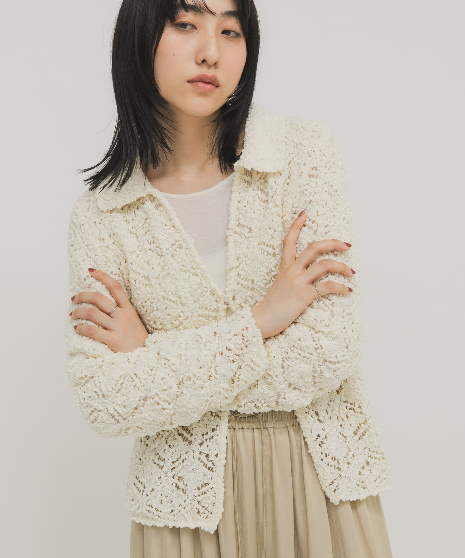 身長：160cm サイズ：one