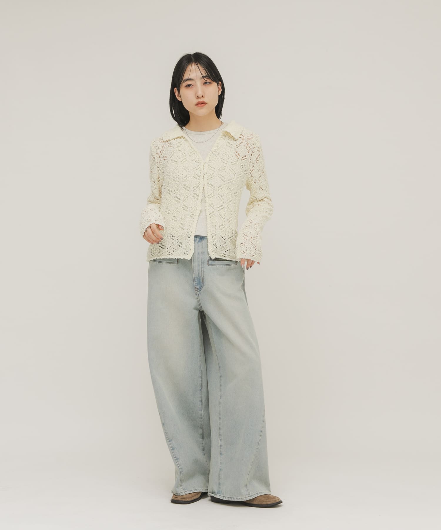 身長：160cm サイズ：one