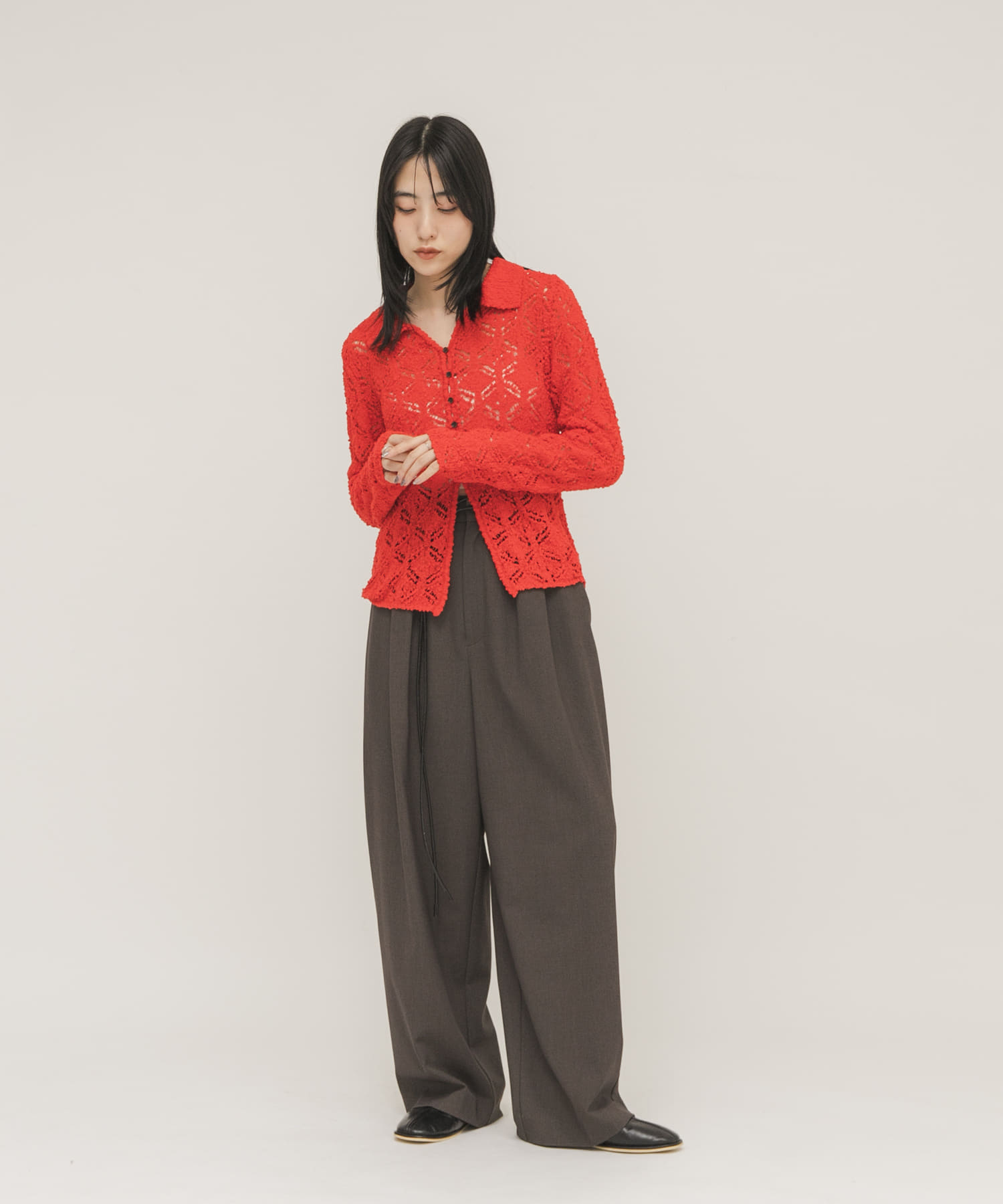 身長：160cm サイズ：one