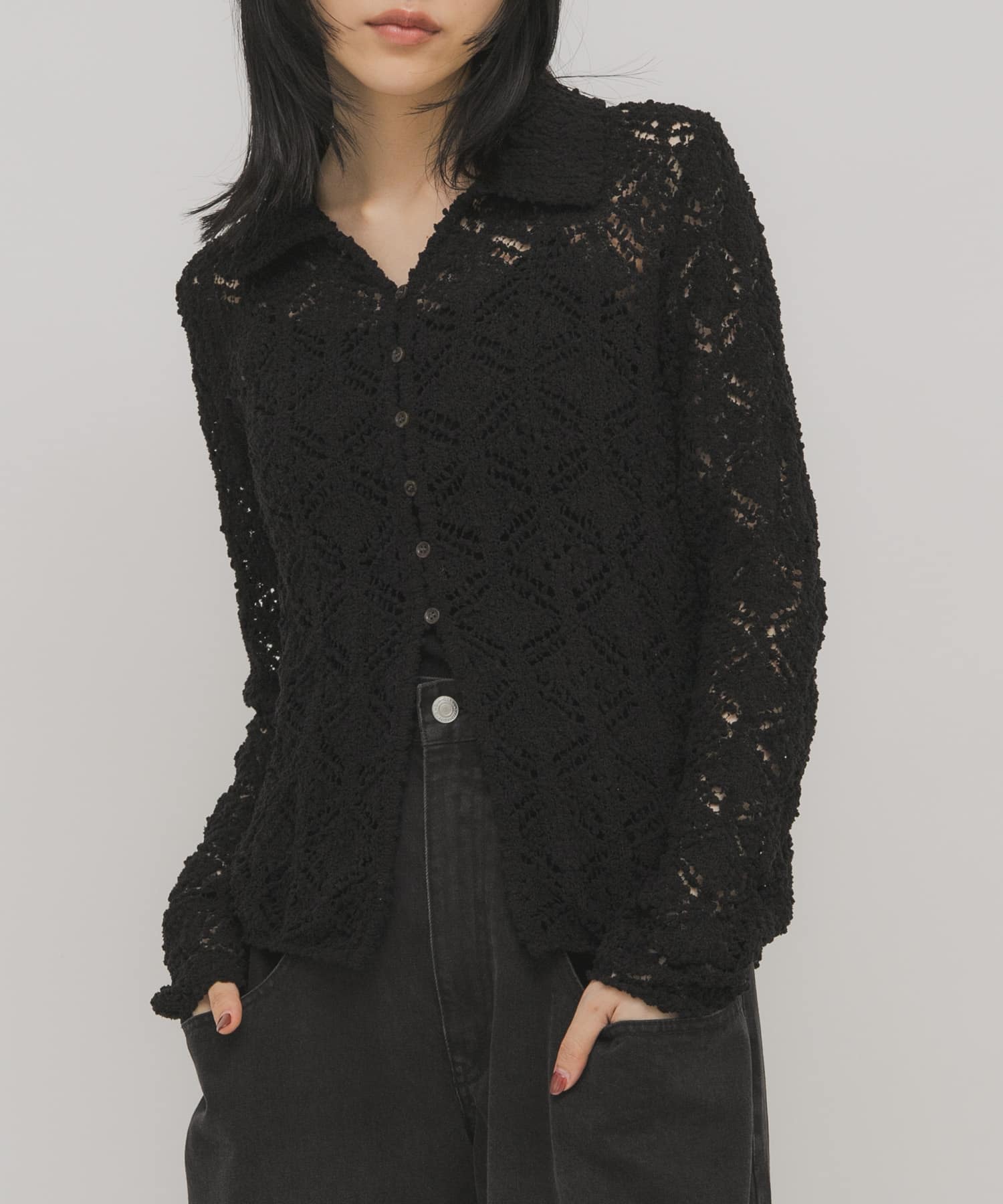 身長：160cm サイズ：one