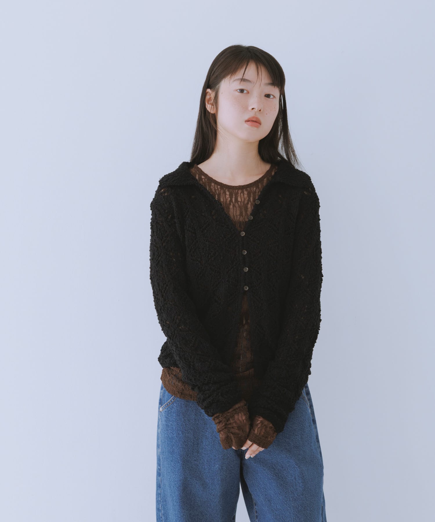 身長：162cm サイズ：one