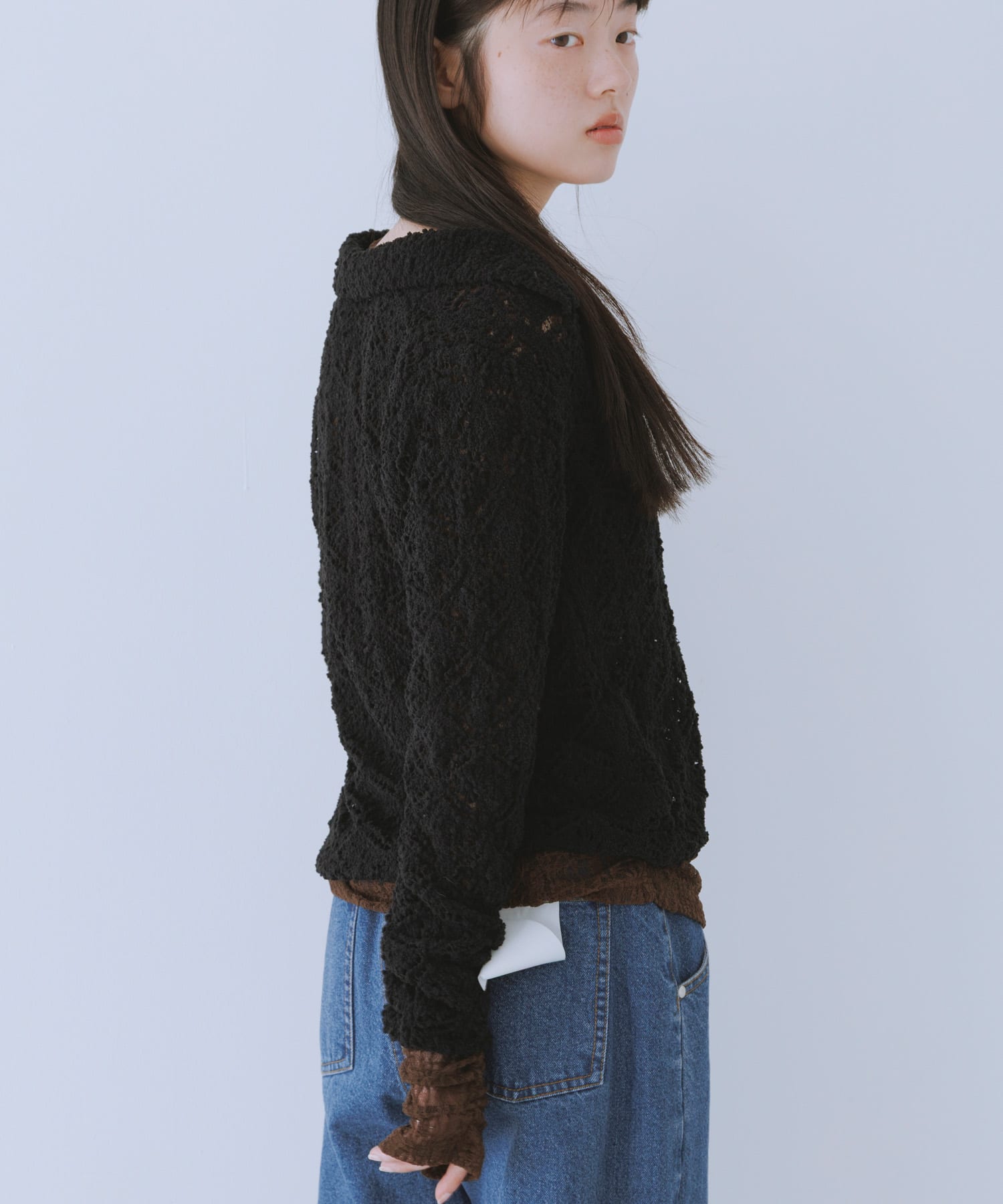 身長：162cm サイズ：one