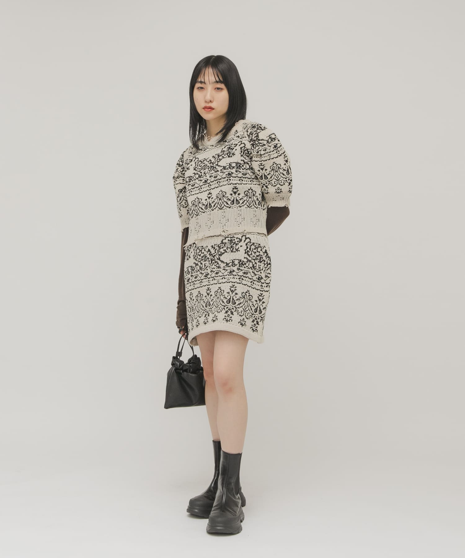 身長：160cm サイズ：one