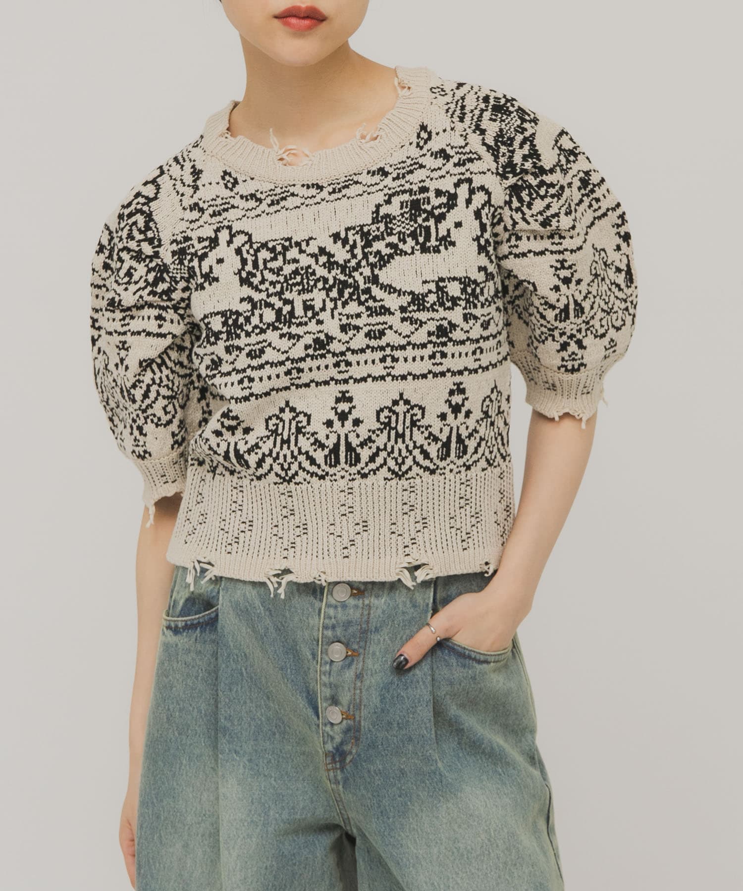 身長：160cm サイズ：one